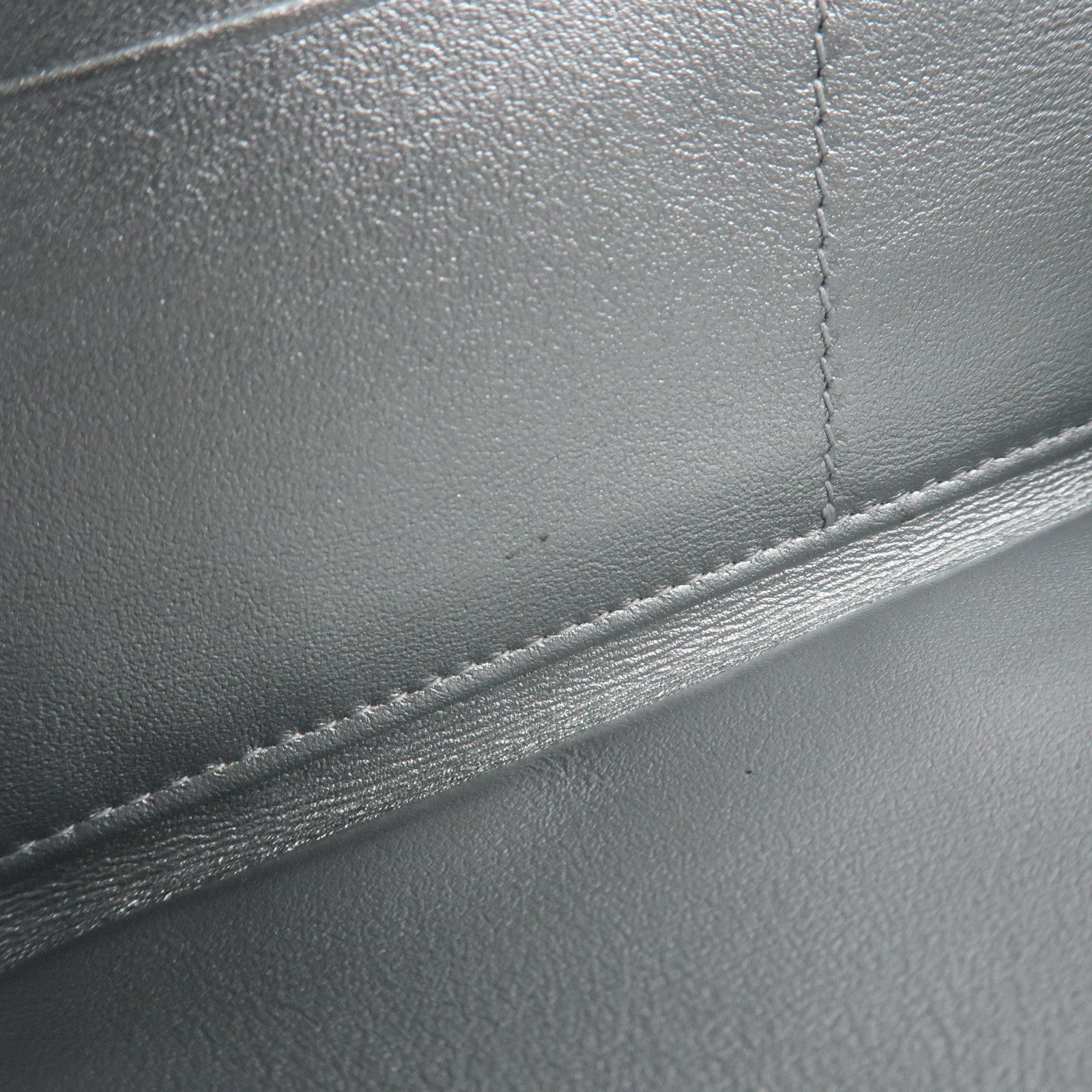 BALENCIAGA Leather Essentials Continental Wallet Black 664041 Used