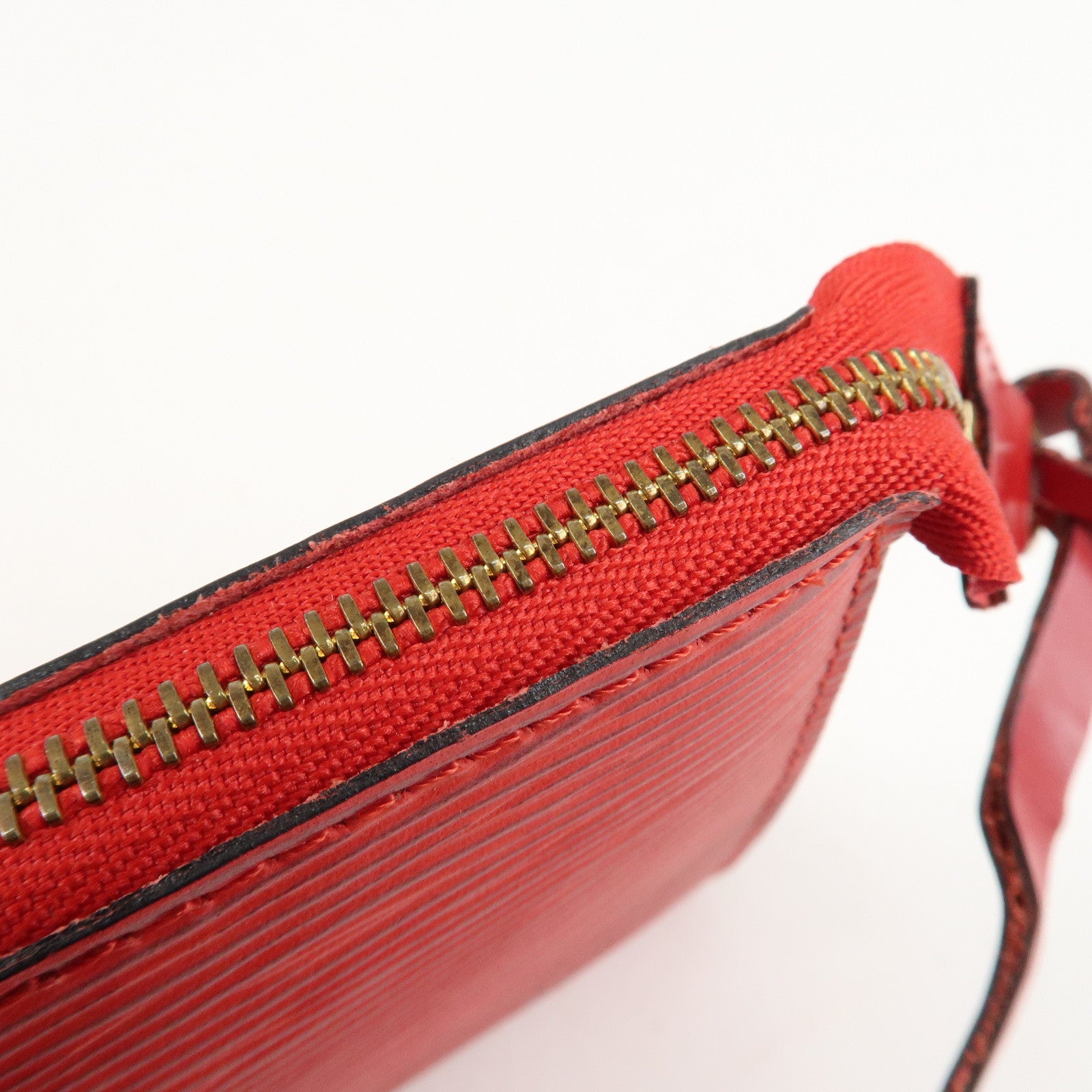 Louis Vuitton Epi Pochette Accessoires Pouch Castilian Red M52947 Used