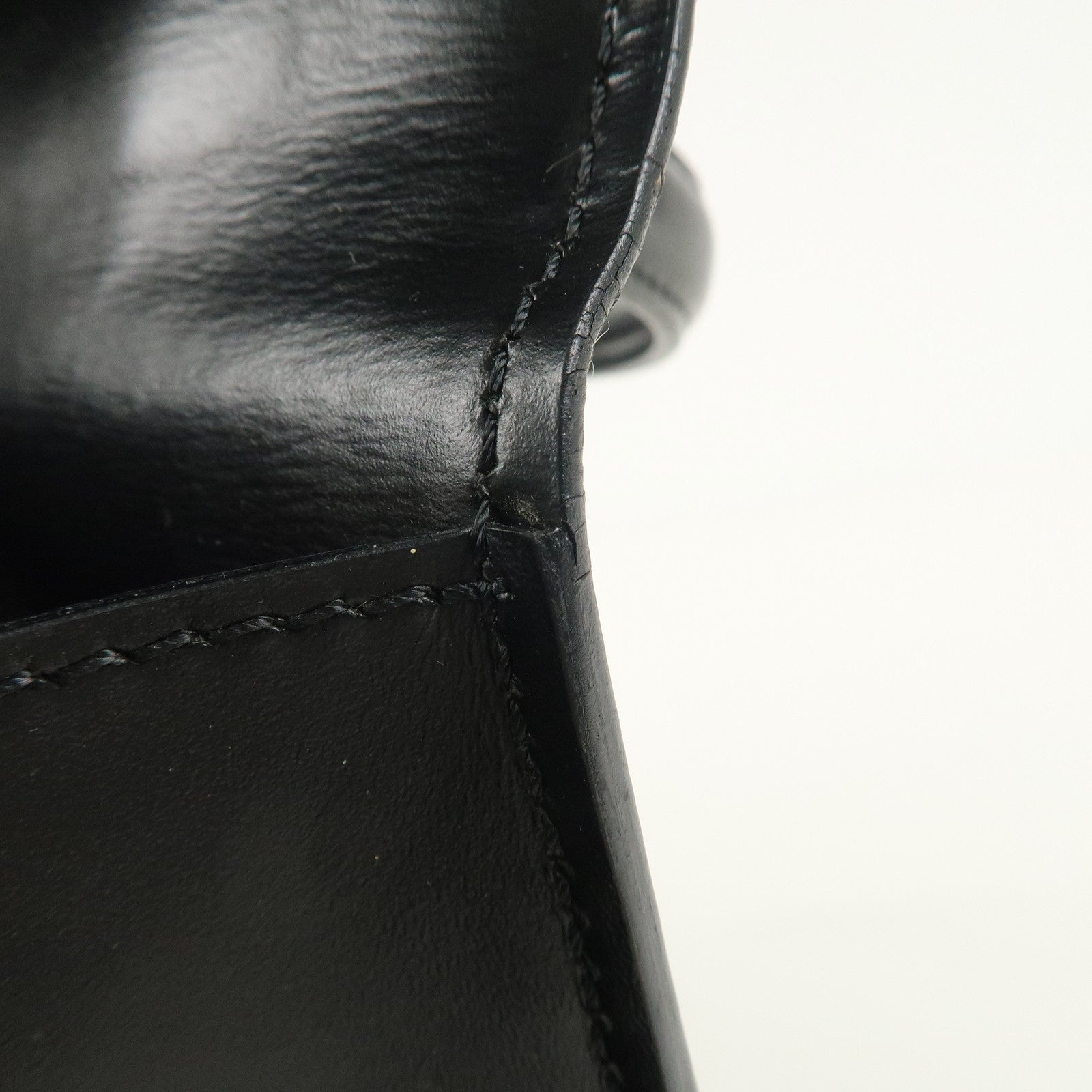 Louis Vuitton Epi Leather Malesherbes Hand Bag Black M523 72 Used