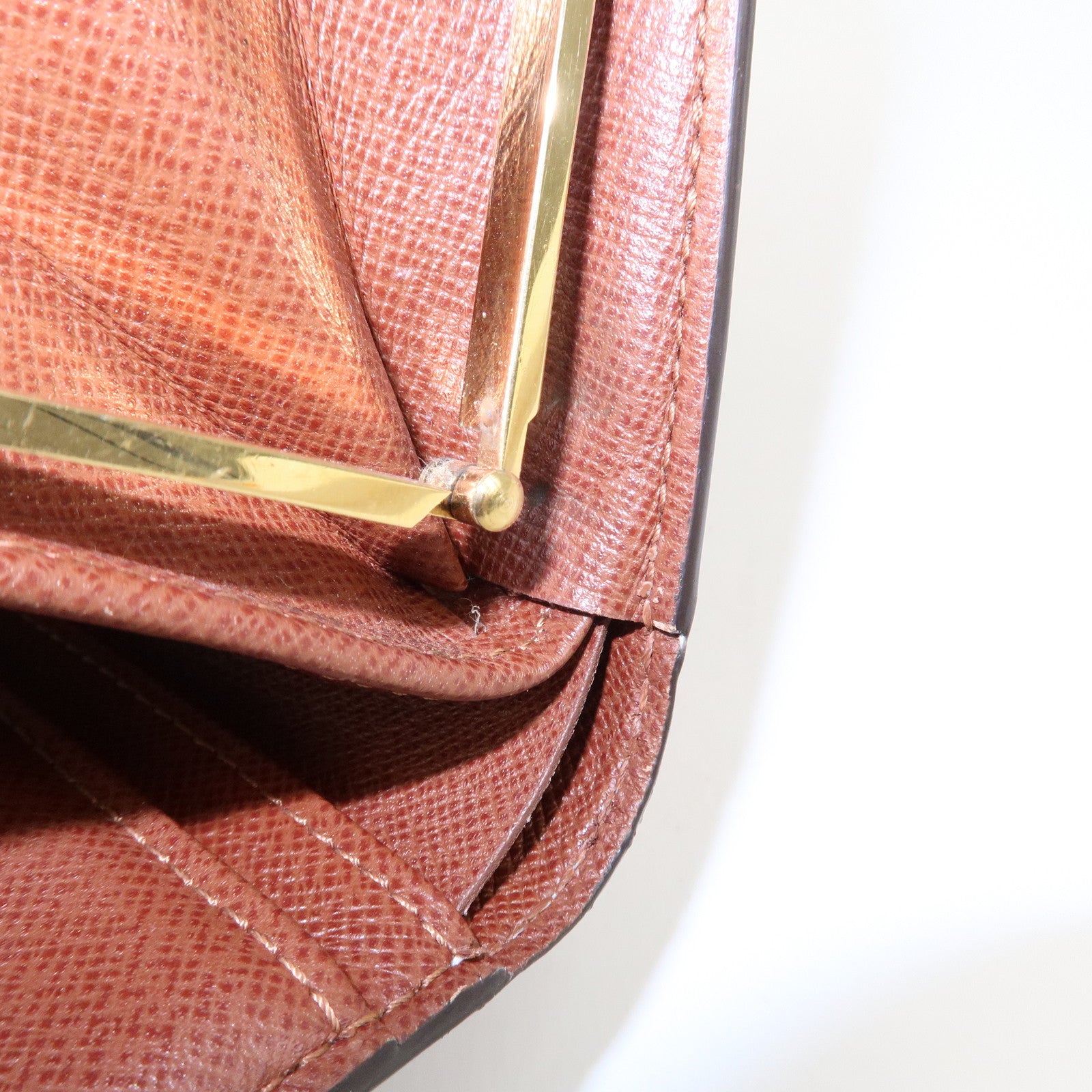 Louis Vuitton Monogram Porte Monnaie Billets Viennois M61663 Used