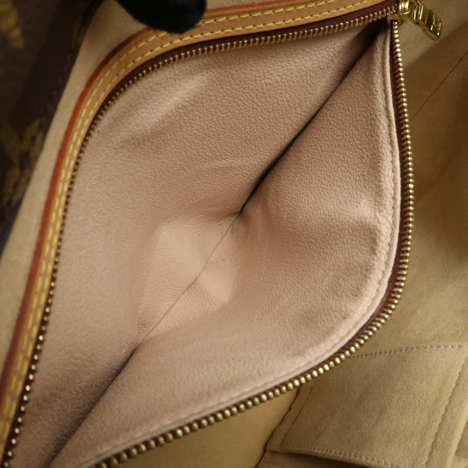 Louis Vuitton Monogram Luco Tote Bag Hand Bag Brown M51155 Used