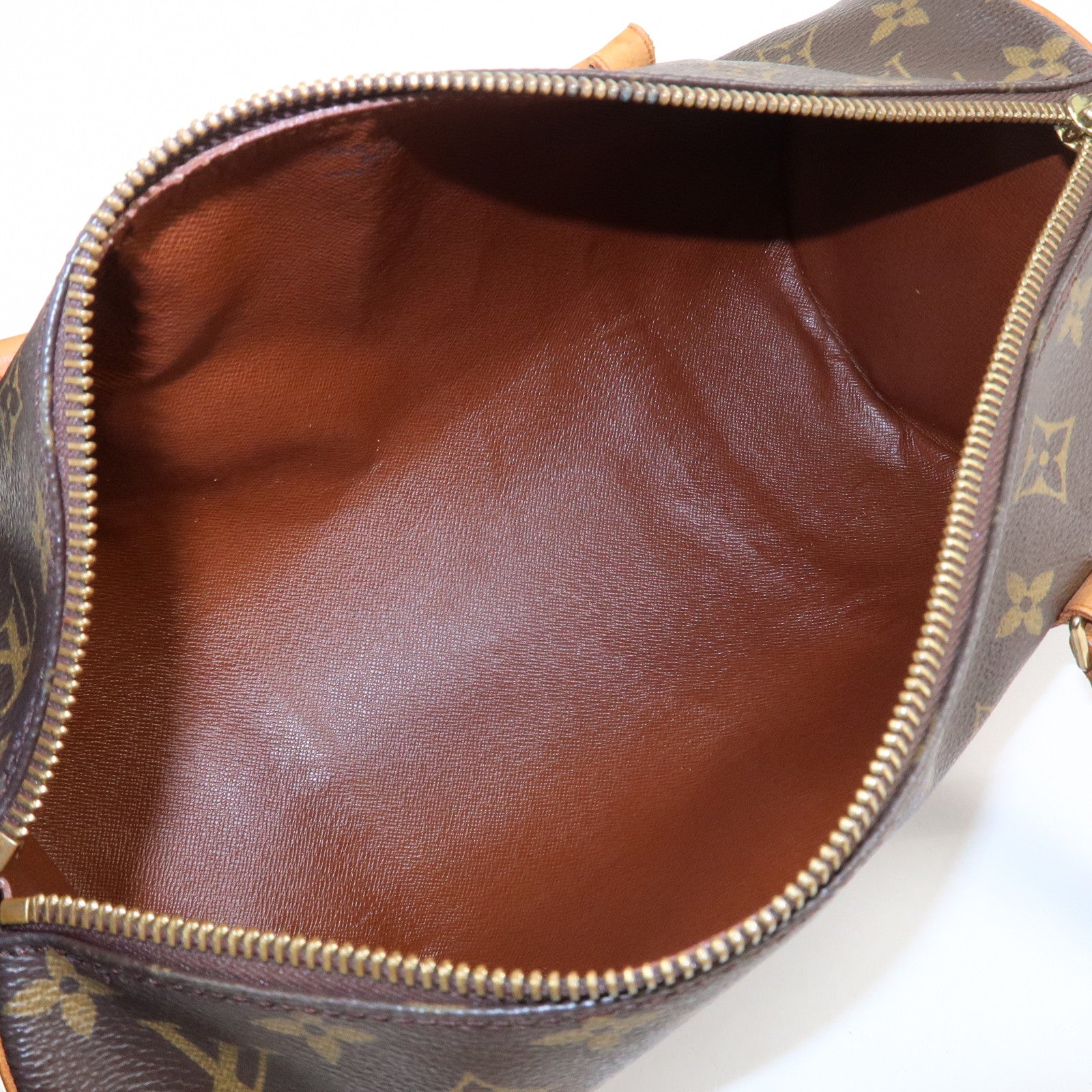Louis Vuitton Monogram Papillon 30 Hand Bag Brown M51385 Used