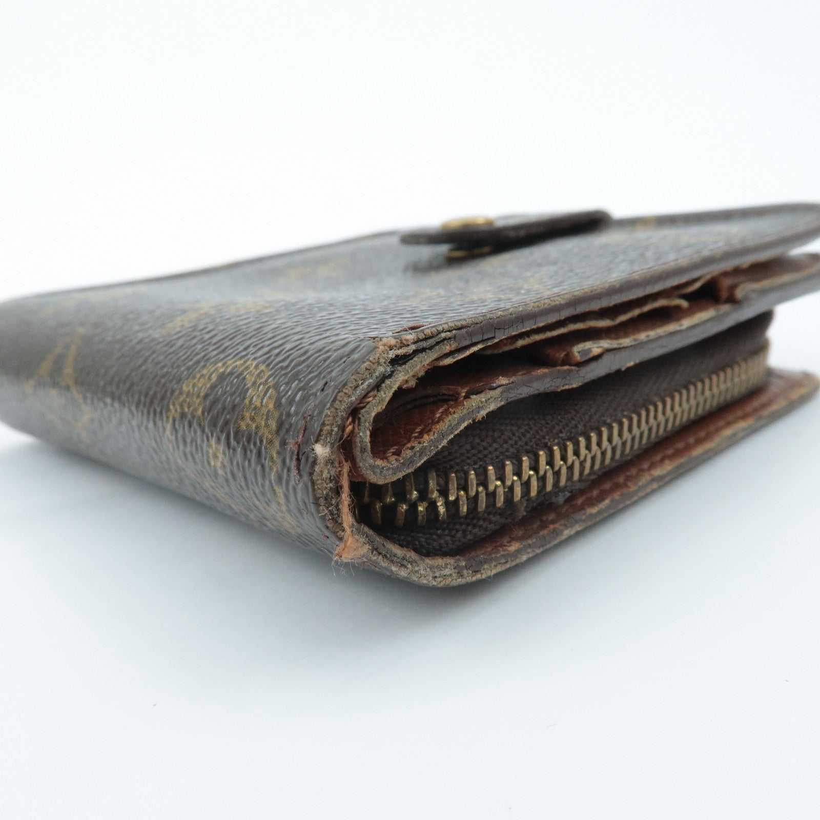 Louis Vuitton Set of5 Monogram Porte Monnaie Billets Tresor Wallet Used