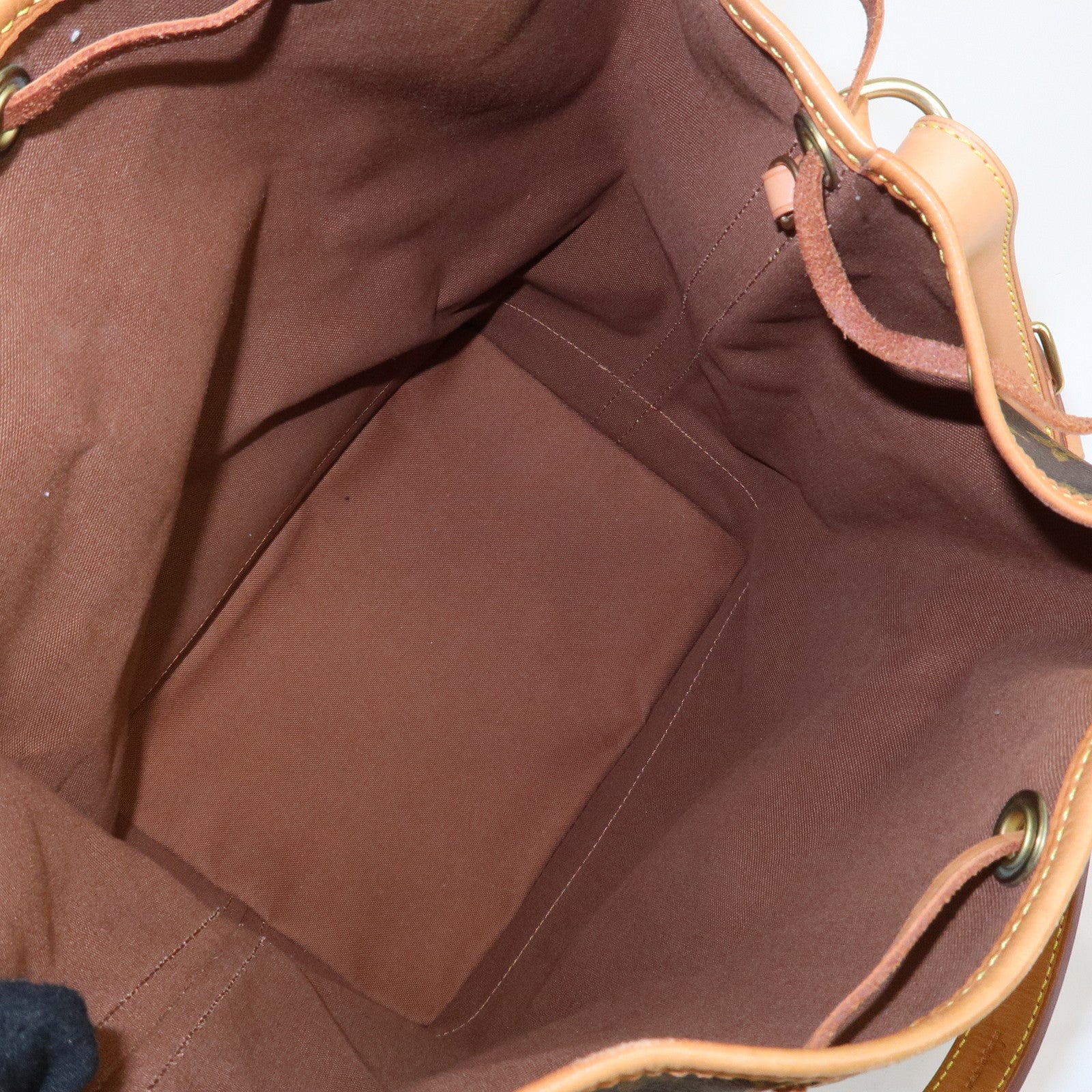 Louis Vuitton Monogram Noe Shoulder Bag Hand Bag Brown M42224 Used