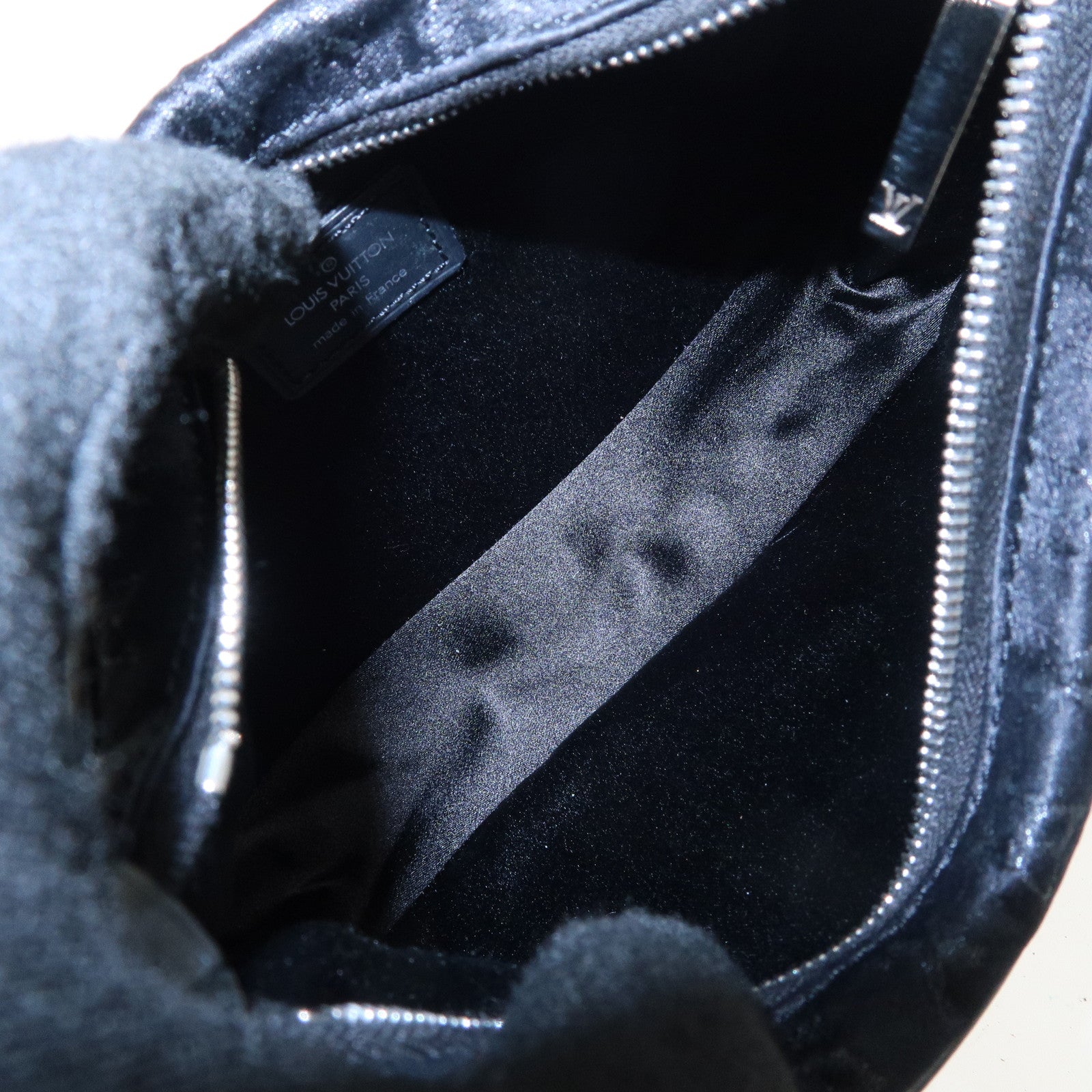 Louis Vuitton Monogram Satin Little Boulogne Hand Bag M92142 Used