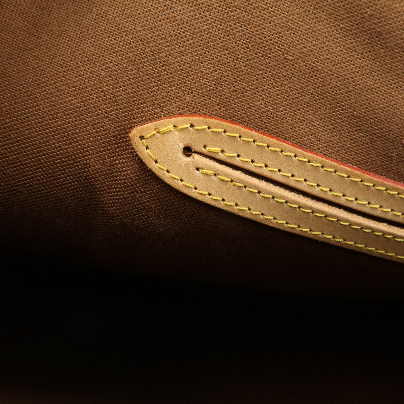 Louis Vuitton Monogram Alma Hand Bag Brown M51130 Used