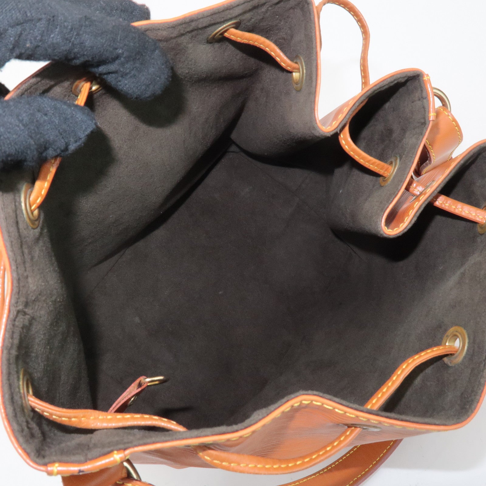 Louis Vuitton Epi Petit Noe Shoulder Bag Kenya Brown M44103 Used