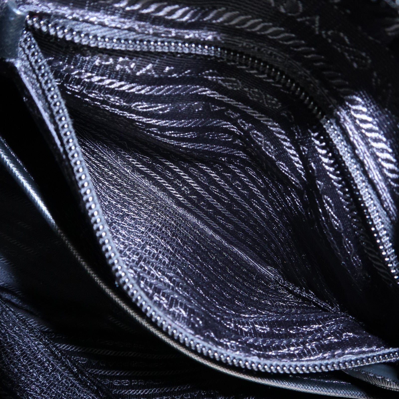 PRADA Leopard Nylon Leather Rucksack Black Brown 1BZ001 Used