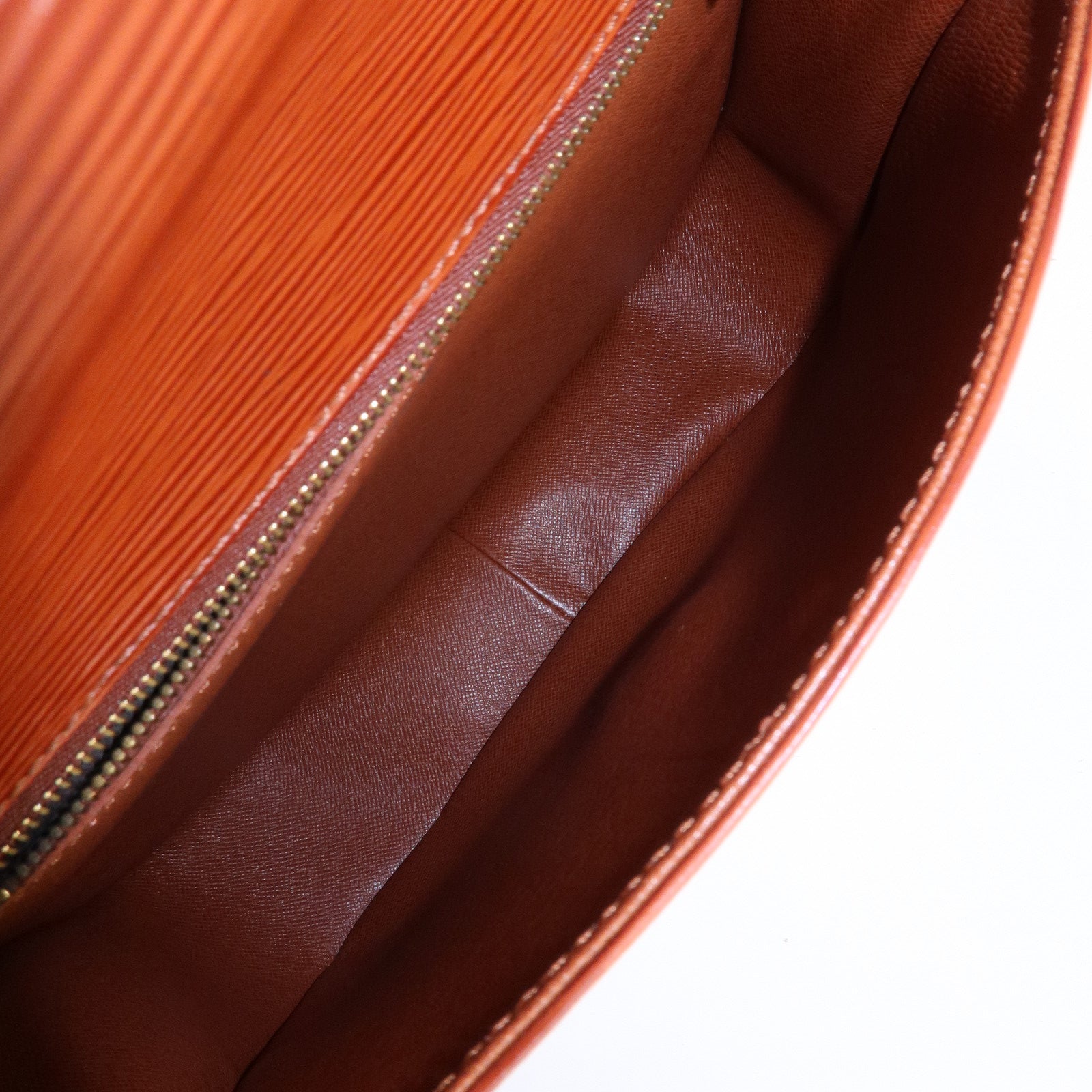 Louis Vuitton Epi Saint Cloud Shoulder Bag Kenya Brown M52193 Used