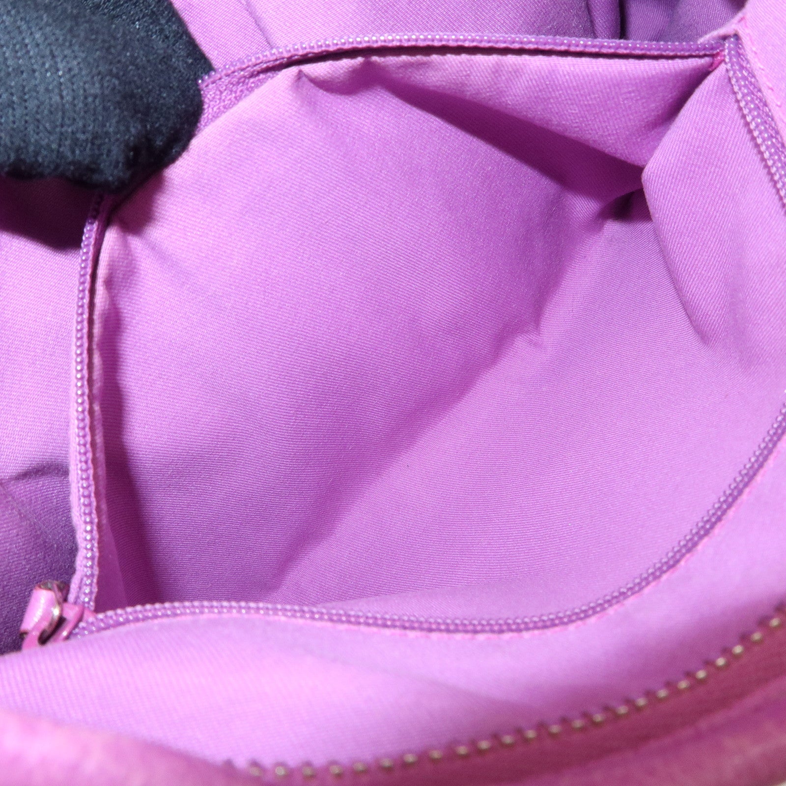 GUCCI Abbey GG Canvas Leather Shoulder Bag Beige Pink 130739 Used