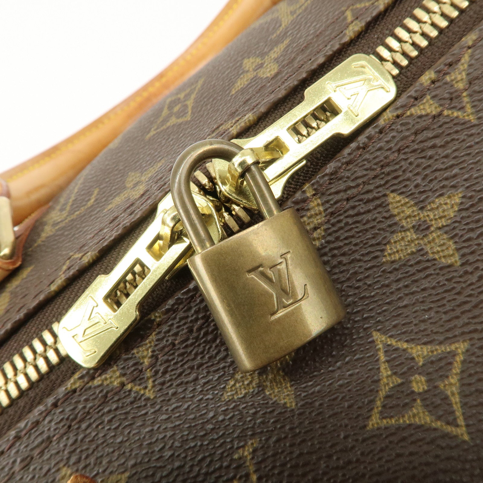 Louis Vuitton Monogram Keep All 50 Bag Boston Bag Brown M41426 Used