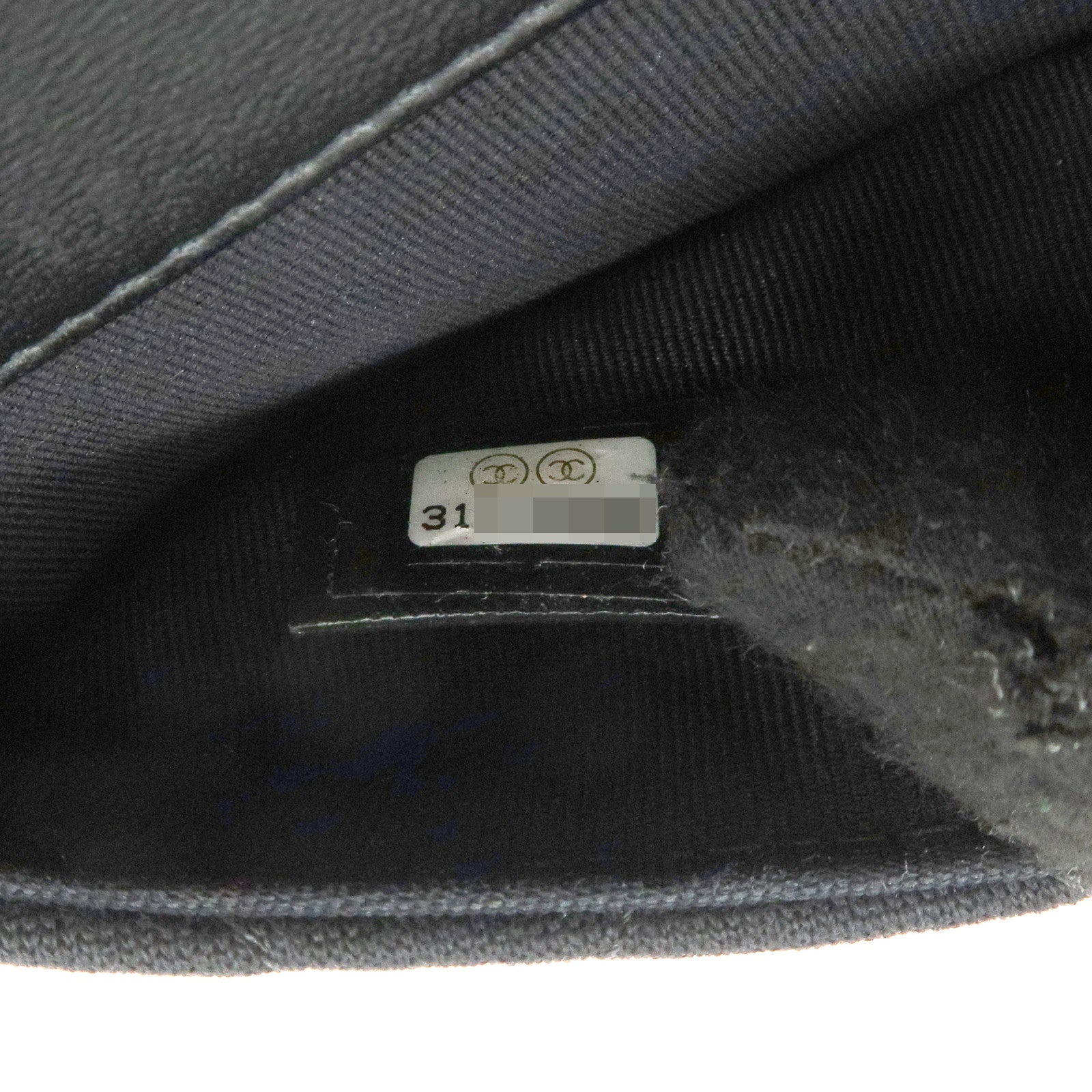 CHANEL Matelasse Cotton Jersey Lambskin Chain Shoulder Bag Eco Bag Used