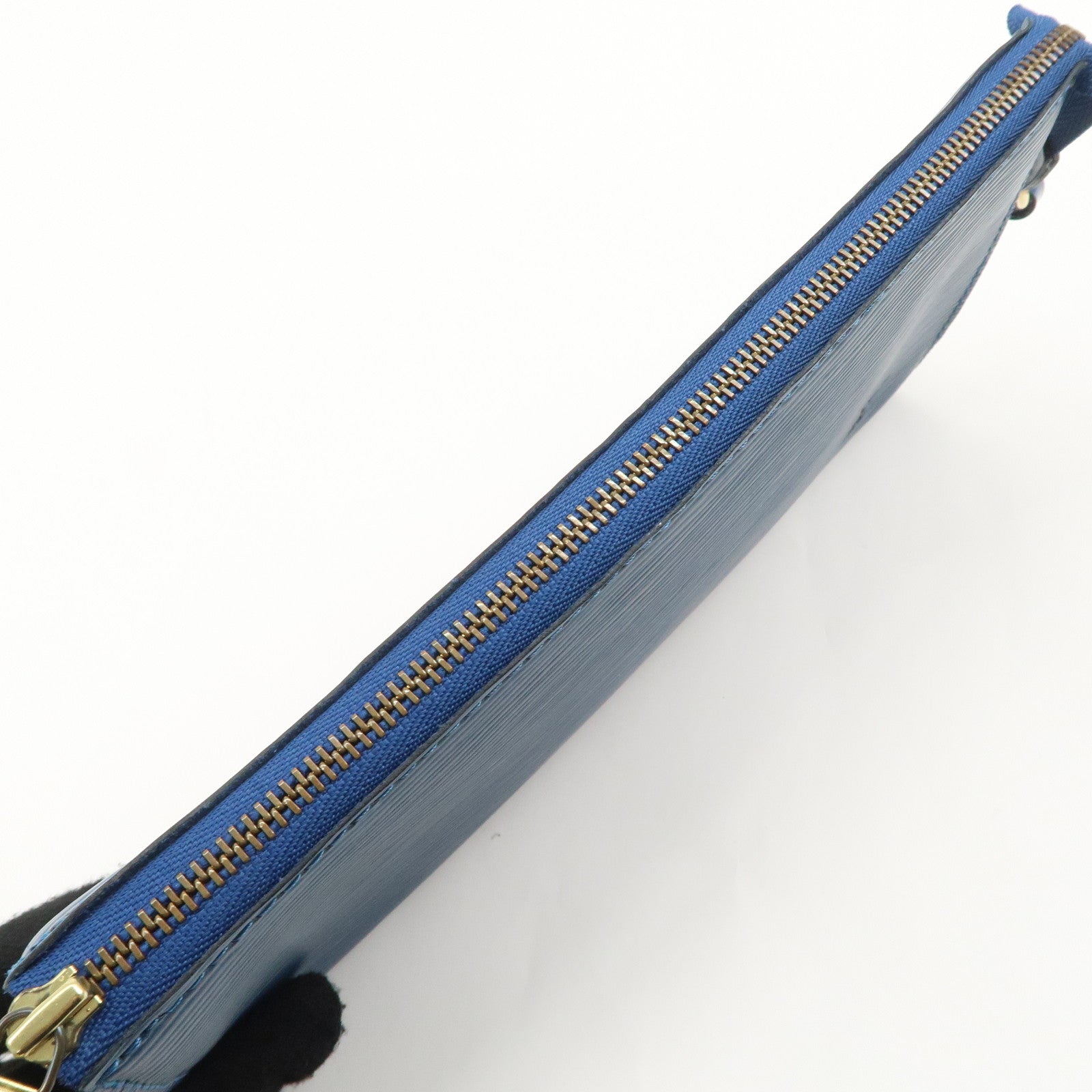 Louis Vuitton Epi Pochette Accessoires Hand Bag Toledo Blue M52947 Used