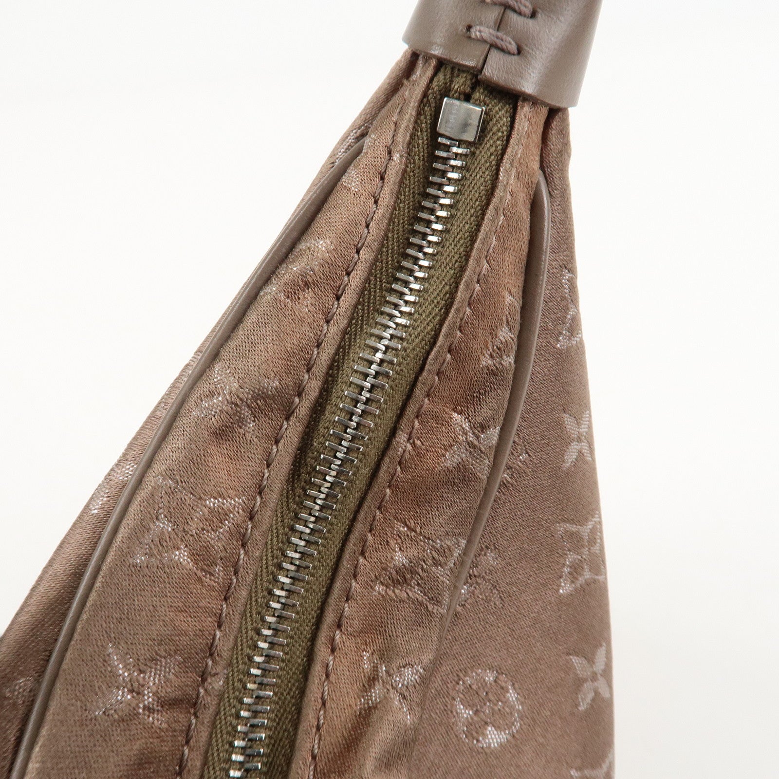 Louis Vuitton Monogram Satin Little Boulogne Hand Bag M92143 Used