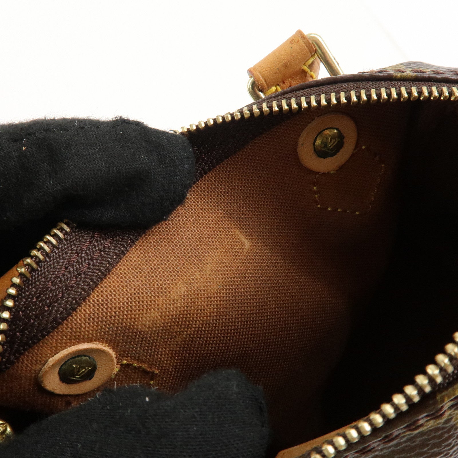 Louis Vuitton Monogram Mini Speedy & Strap M41534 J00145 Used