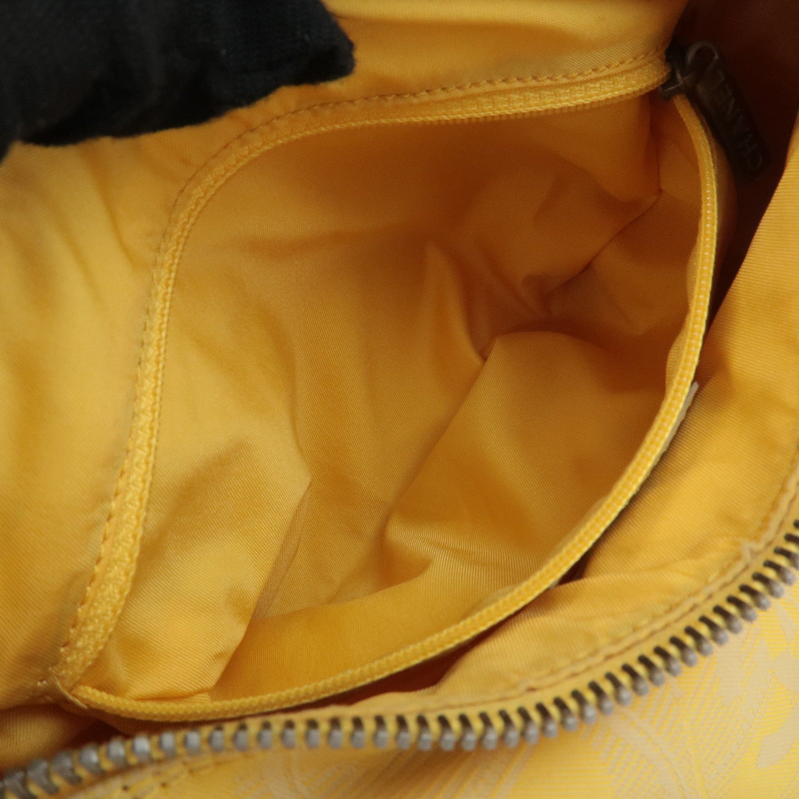 CHANEL New Travel Line Nylon Jacquard Leather Shoulder Bag A17669 Used