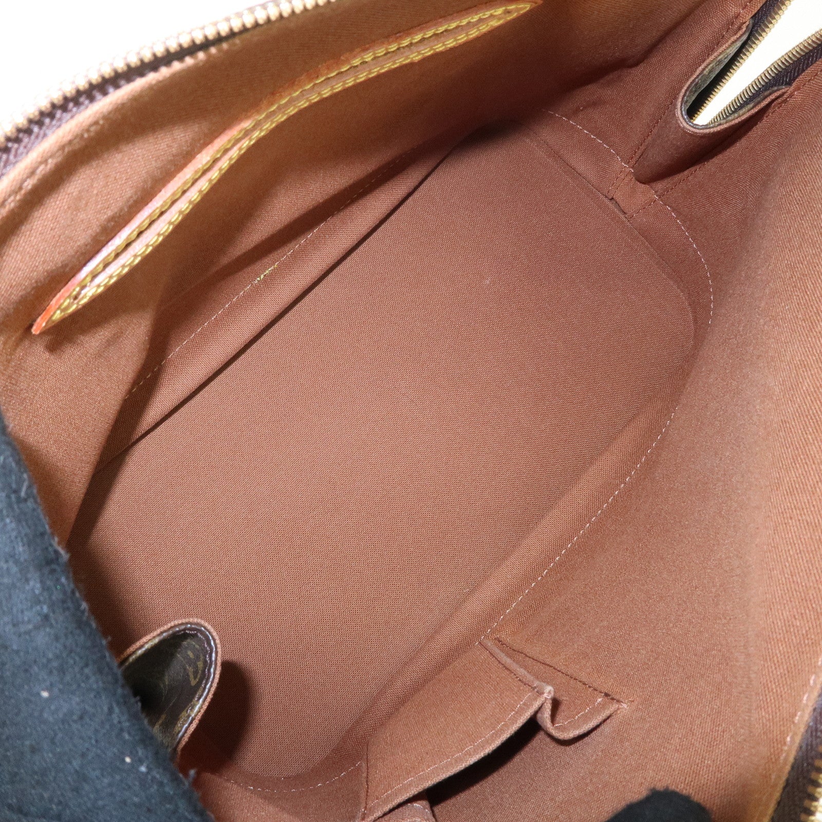 Louis Vuitton Monogram Alma Hand Bag Brown M51130 Used