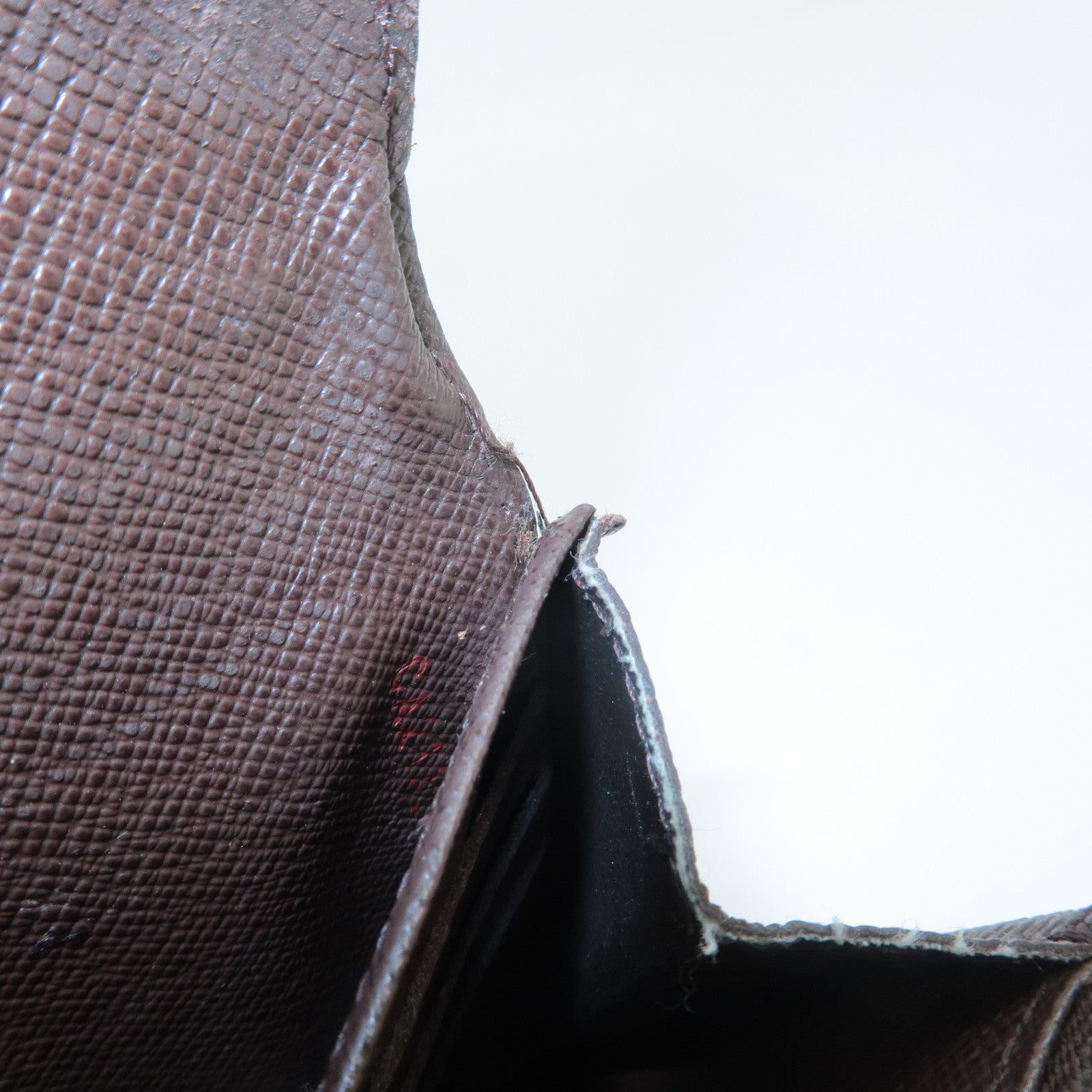 Louis Vuitton Damier Set of 2 Long Wallet N61734 Used