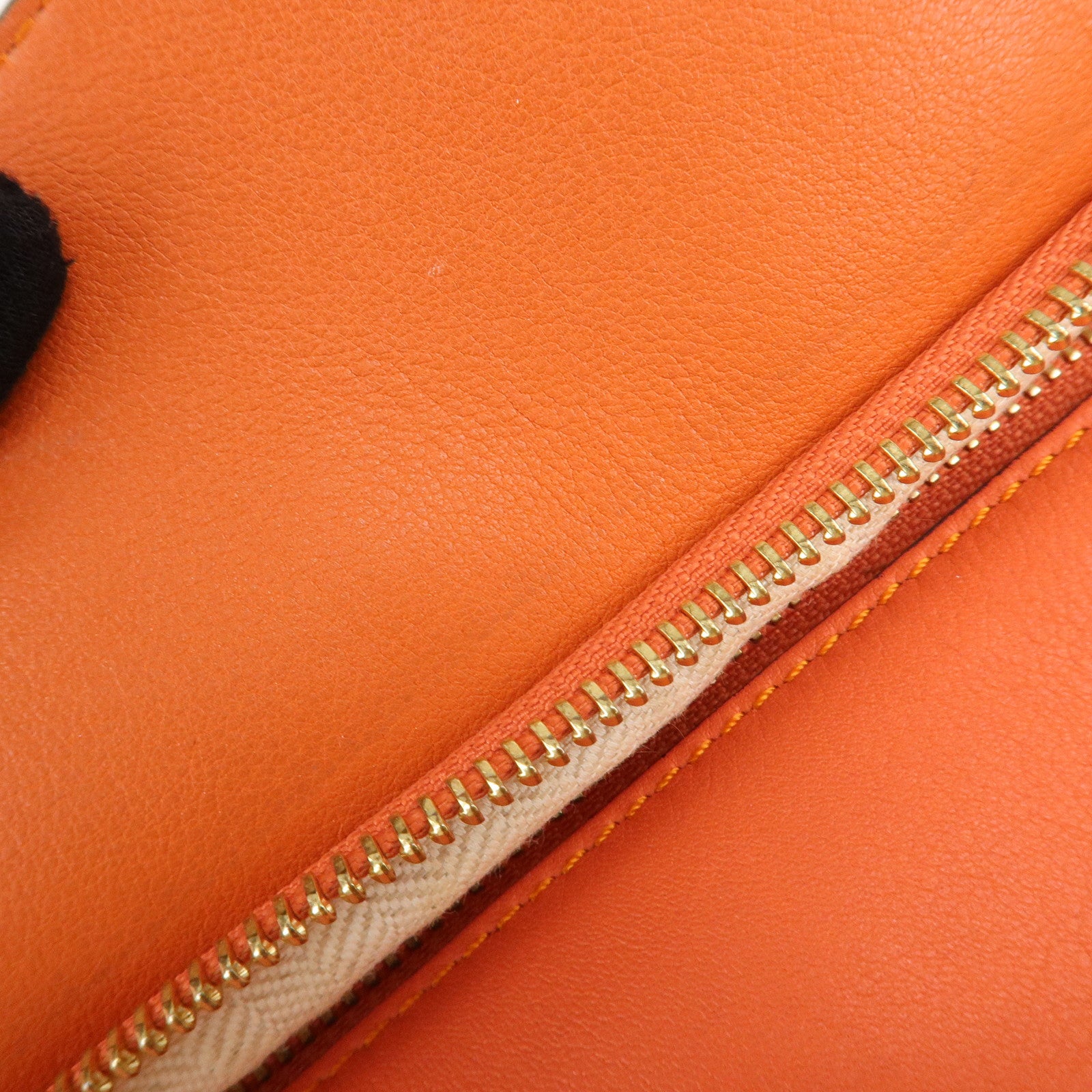 LOEWE Leather Puzzle Bag Medium 2Way Bag Shoulder Bag Orange Used