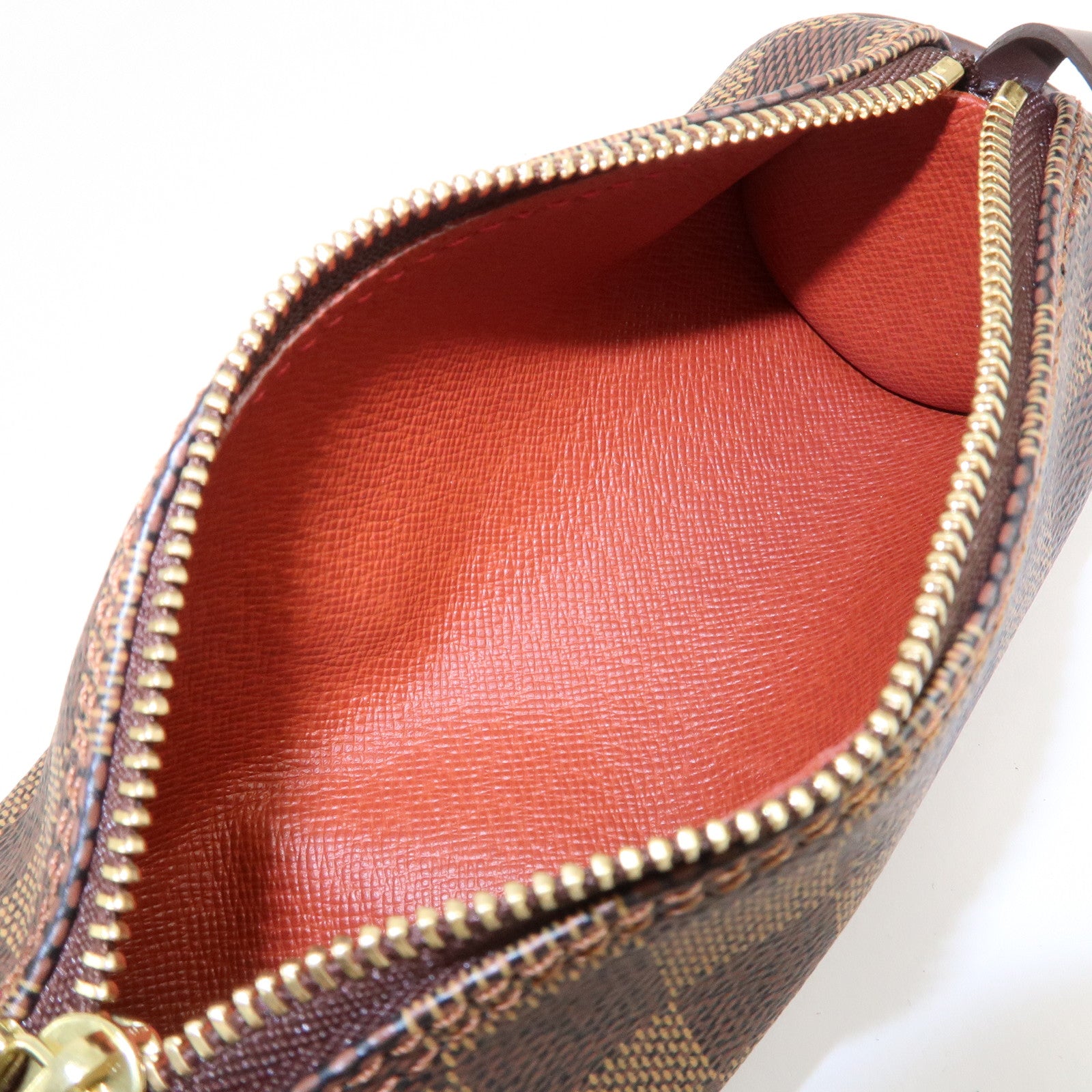 Louis Vuitton Damier Pouch for Papillon Bag Mini Bag Brown Used