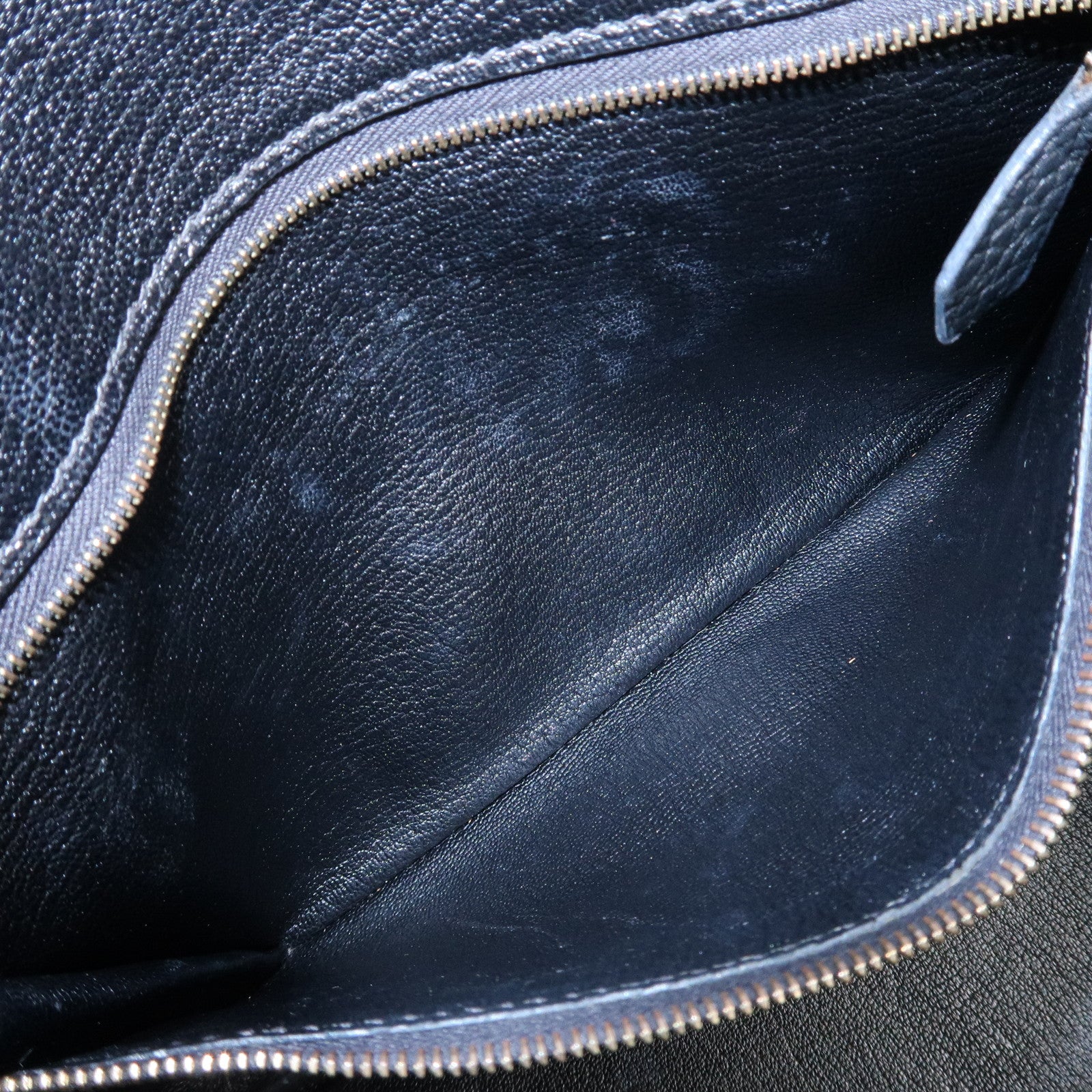 HERMES Taurillon Clemence Birkin 30 M stamped Black Gold Used