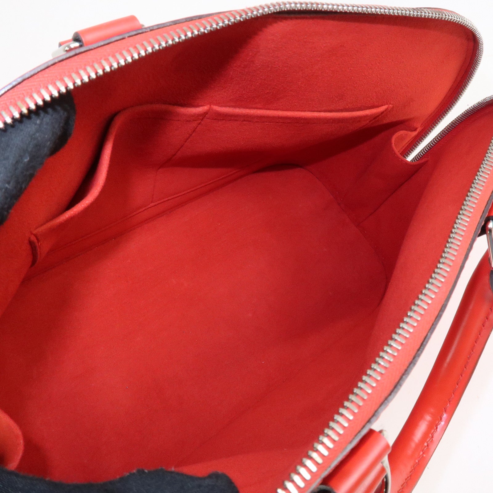 Louis Vuitton Epi Alma PM Hand Bag Coquelicot Red M41154 Used