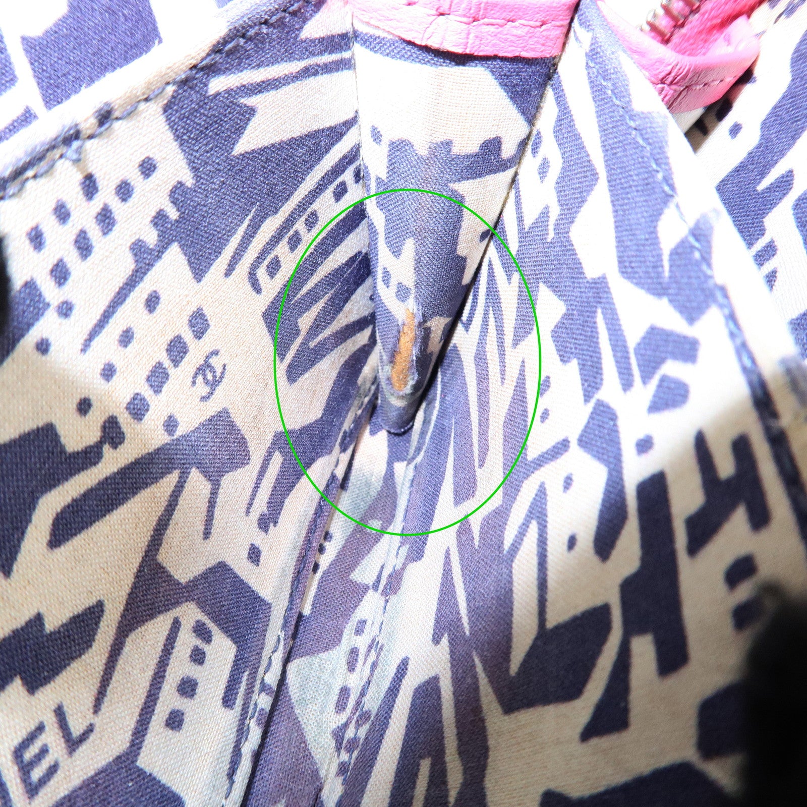 CHANEL Matelasse Caviar Skin Zippy Around Coin Purse Pink Used