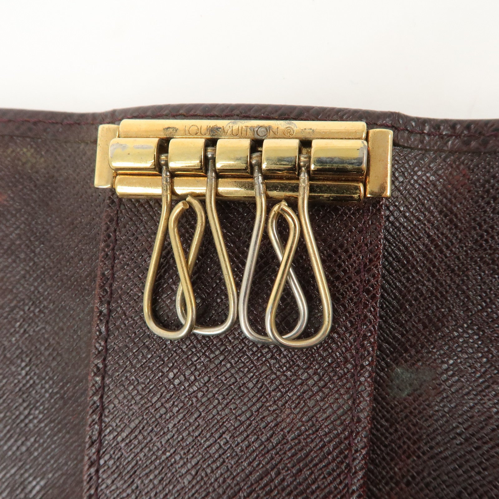 Louis Vuitton Epi Taiga Set of 2 Multicle 4 Key Case M63822 M30526 Used