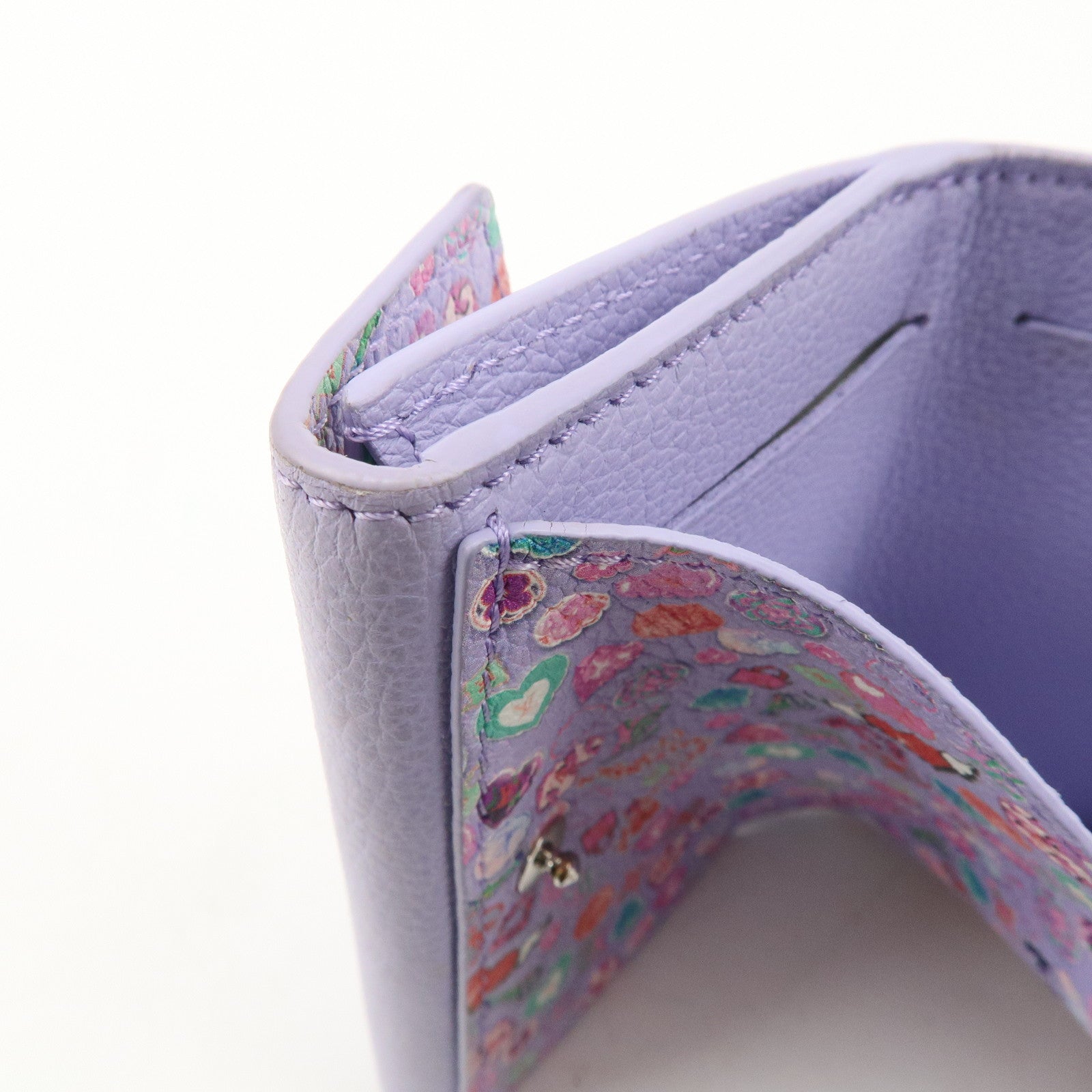 Louis Vuitton Portefeuille Lock Mini Wallet Purple M81887 Used