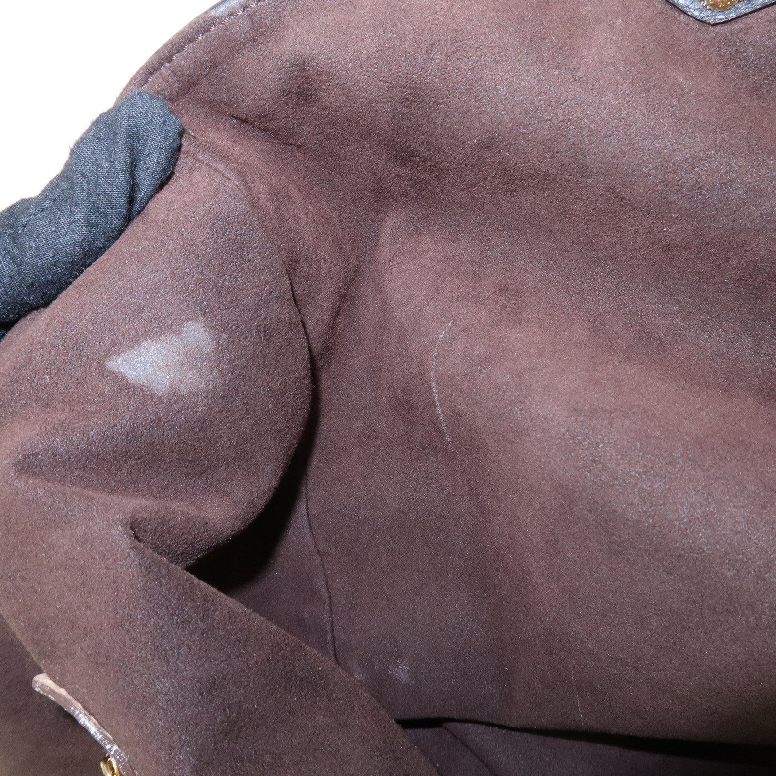 Louis Vuitton Monogram Mahina L Leather Hand Bag M93441 Used