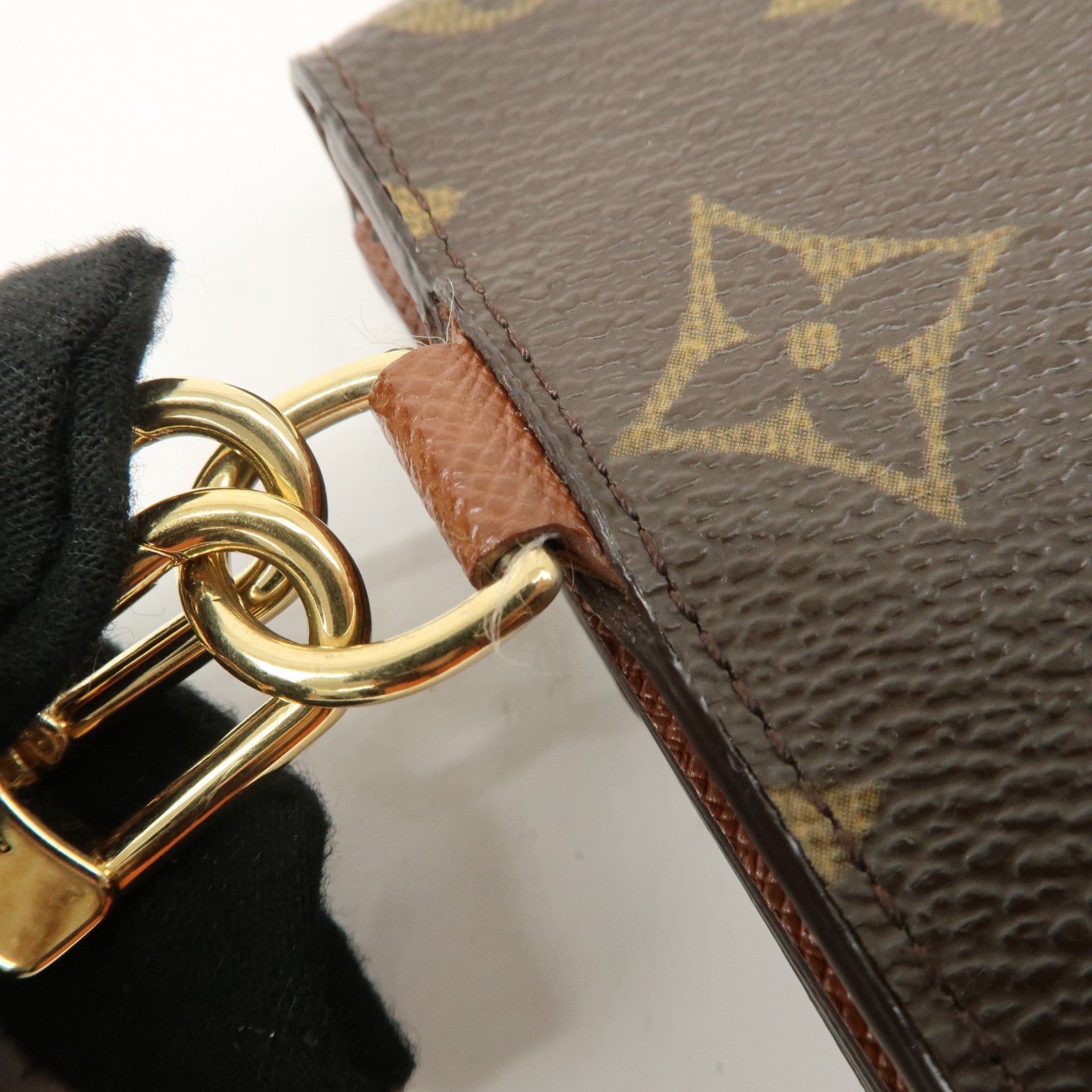 Louis Vuitton Monogram Portefeuille Accordeon Wallet M58008 Used