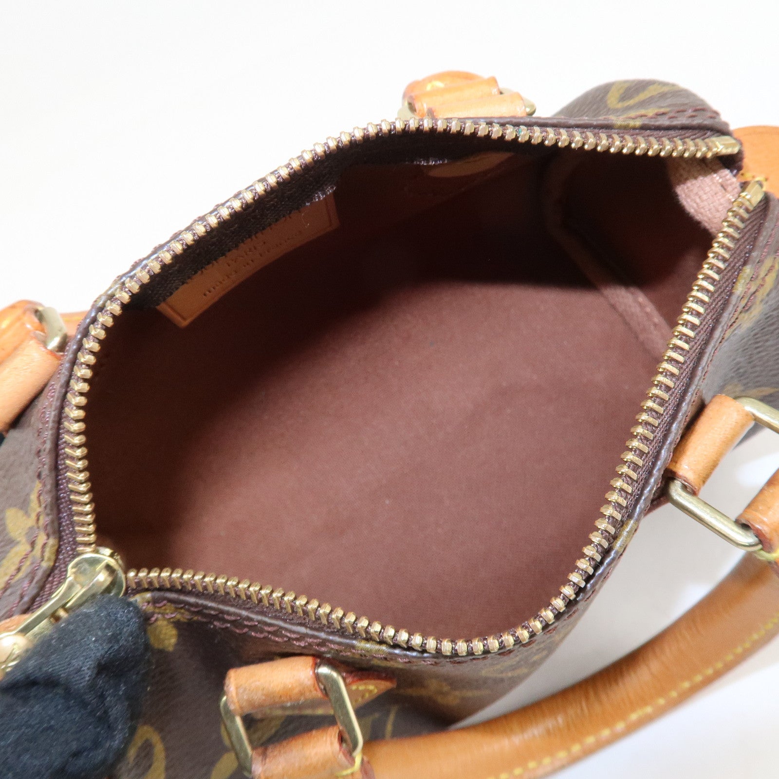 Louis Vuitton Monogram Mini Speedy & Strap M41534 J75010 Used