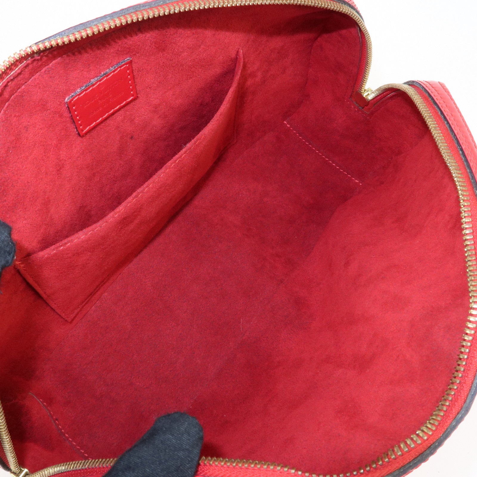 Louis Vuitton Epi Jasmine Hand Bag Castilian Red M52087 Used