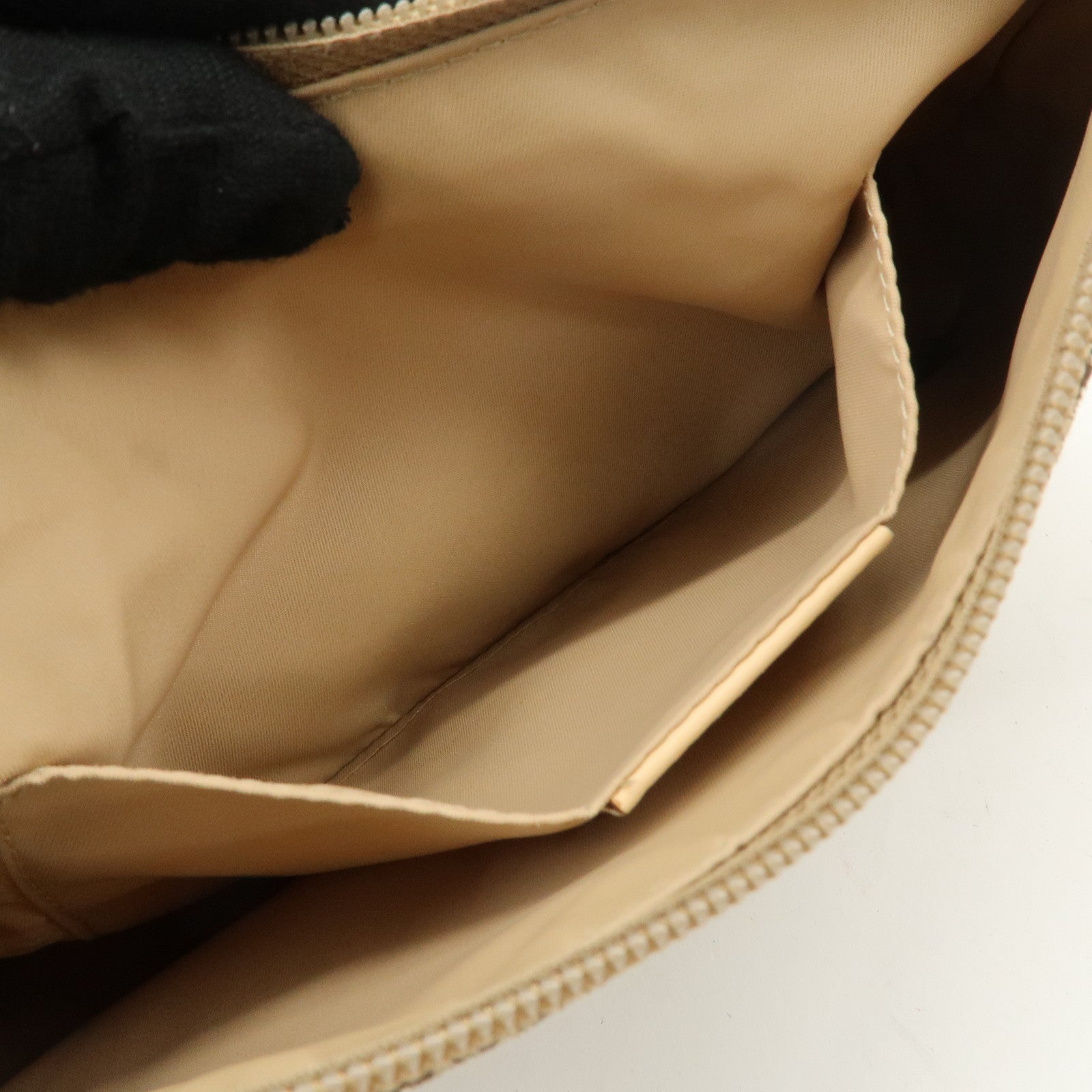 Christian Dior Trotter Canvas Leather Shoulder Bag 02RU 0064 Used