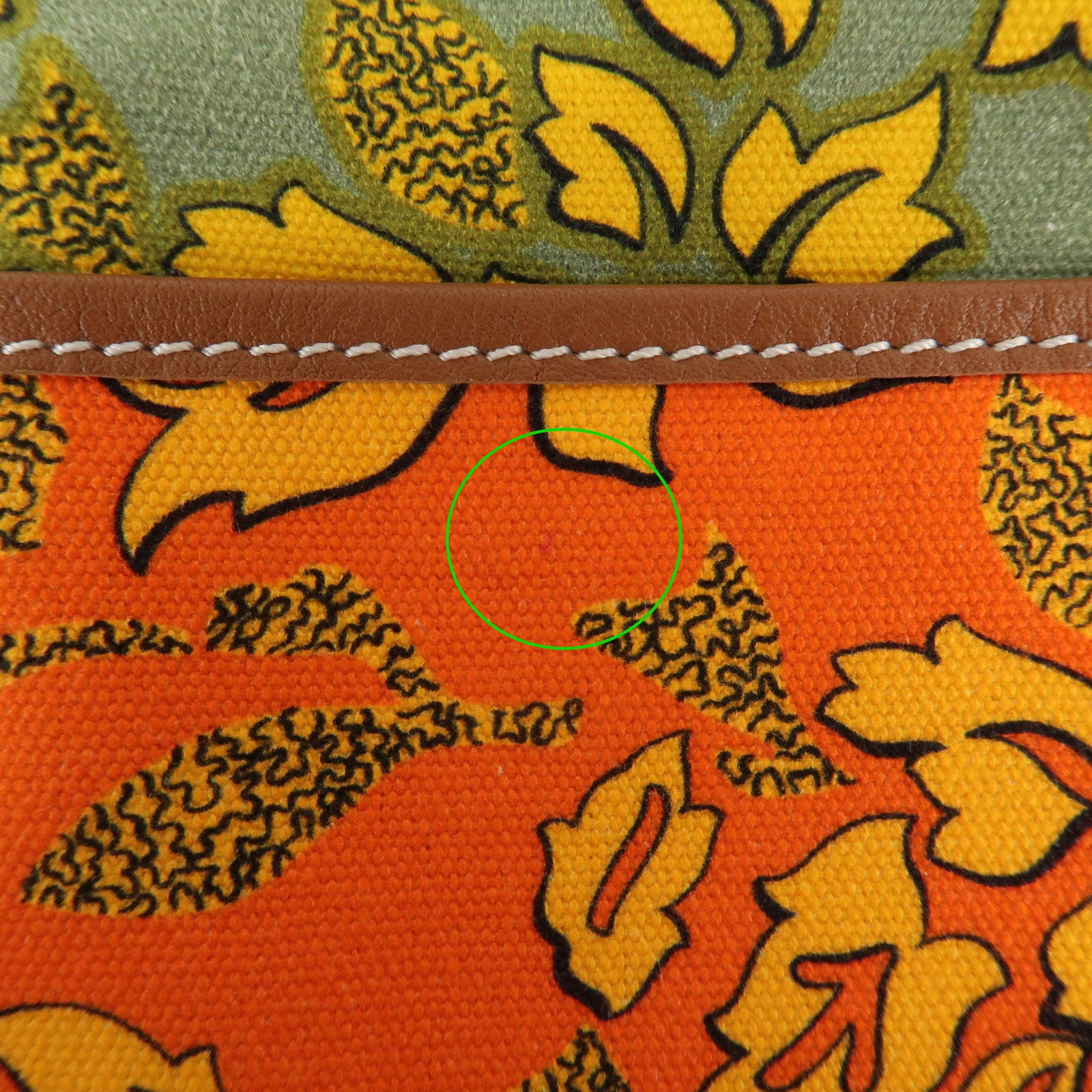 LOEWE Anagram Canvas Leather Paula's Ibiza Drawstring Shoulder Bag Used