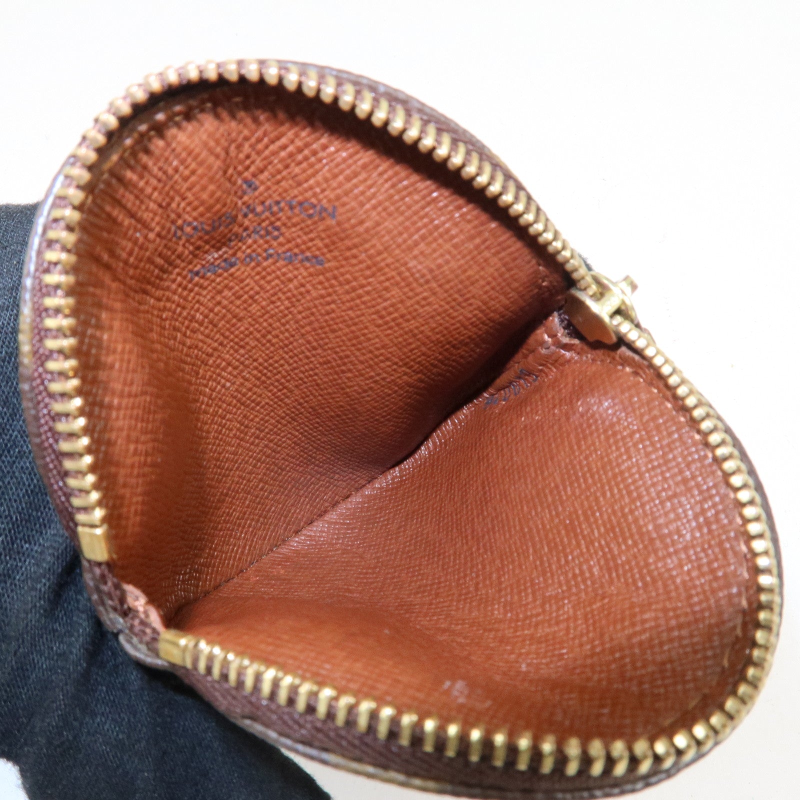 Set of2 Louis Vuitton Monogram Porte Monnaie Rond Coin Case M61926 Used
