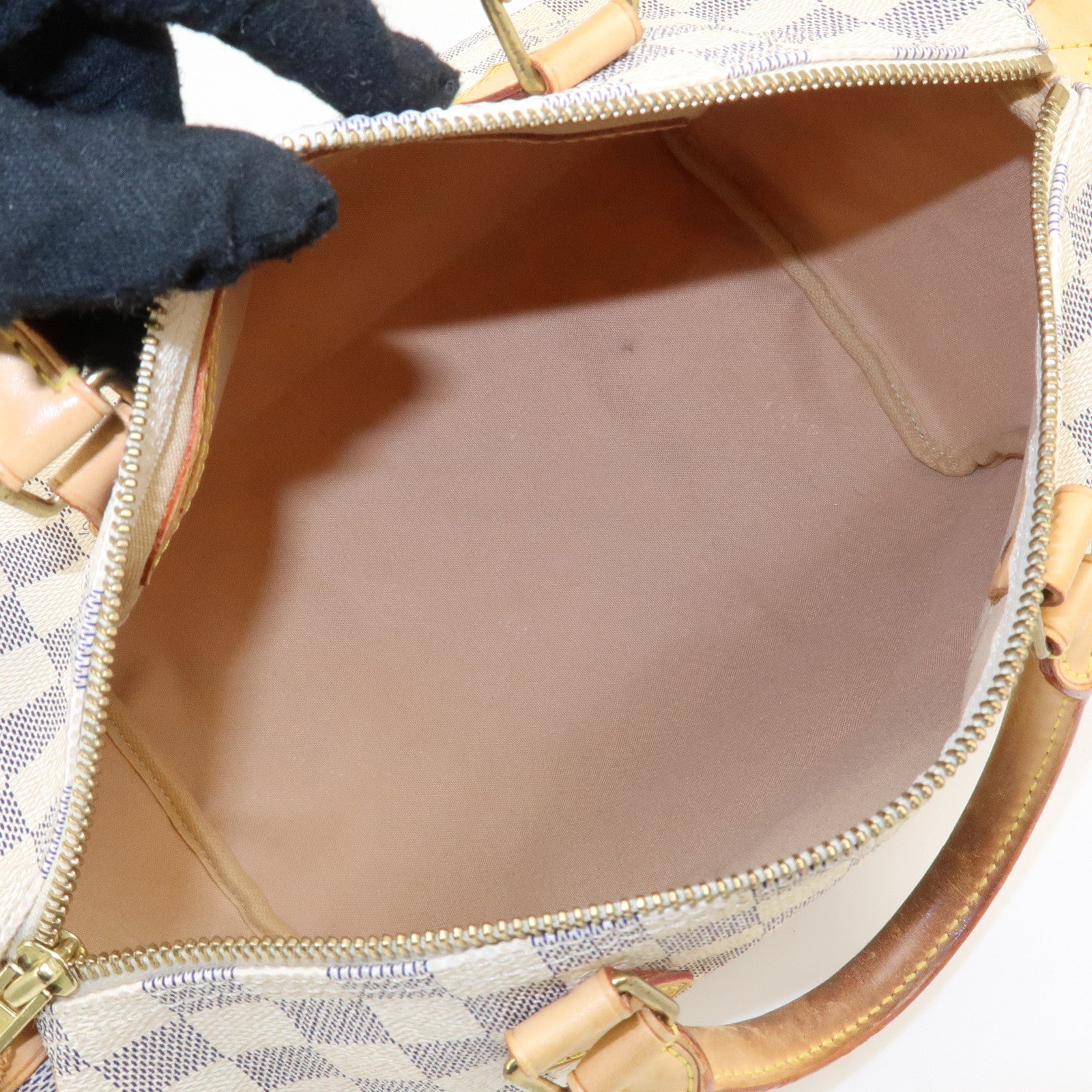 Louis Vuitton Damier Azur Speedy 30 Hand Bag Boston Bag N41533 Used