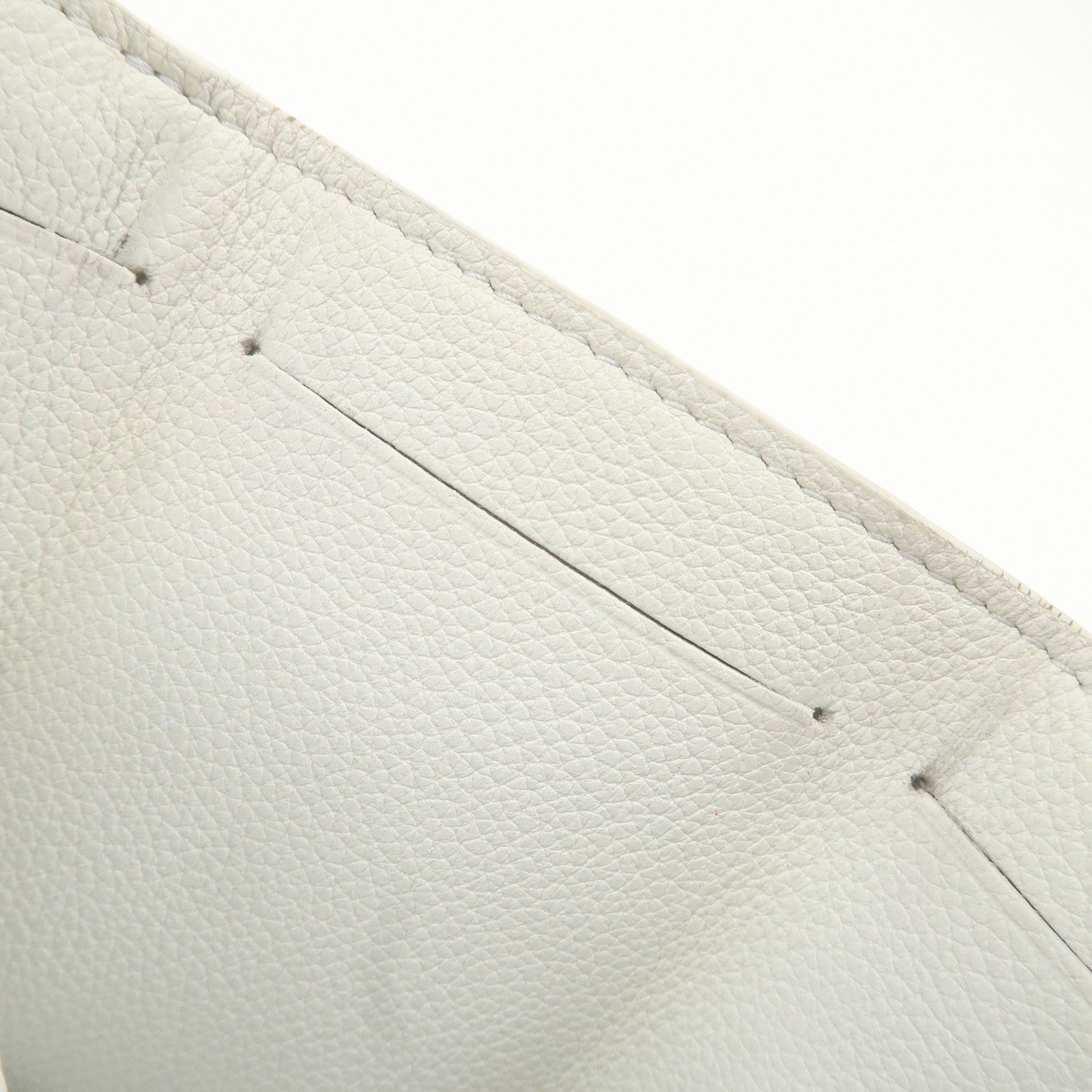 Louis Vuitton Portefeuille Lock Mini Wallet White M68482 Used