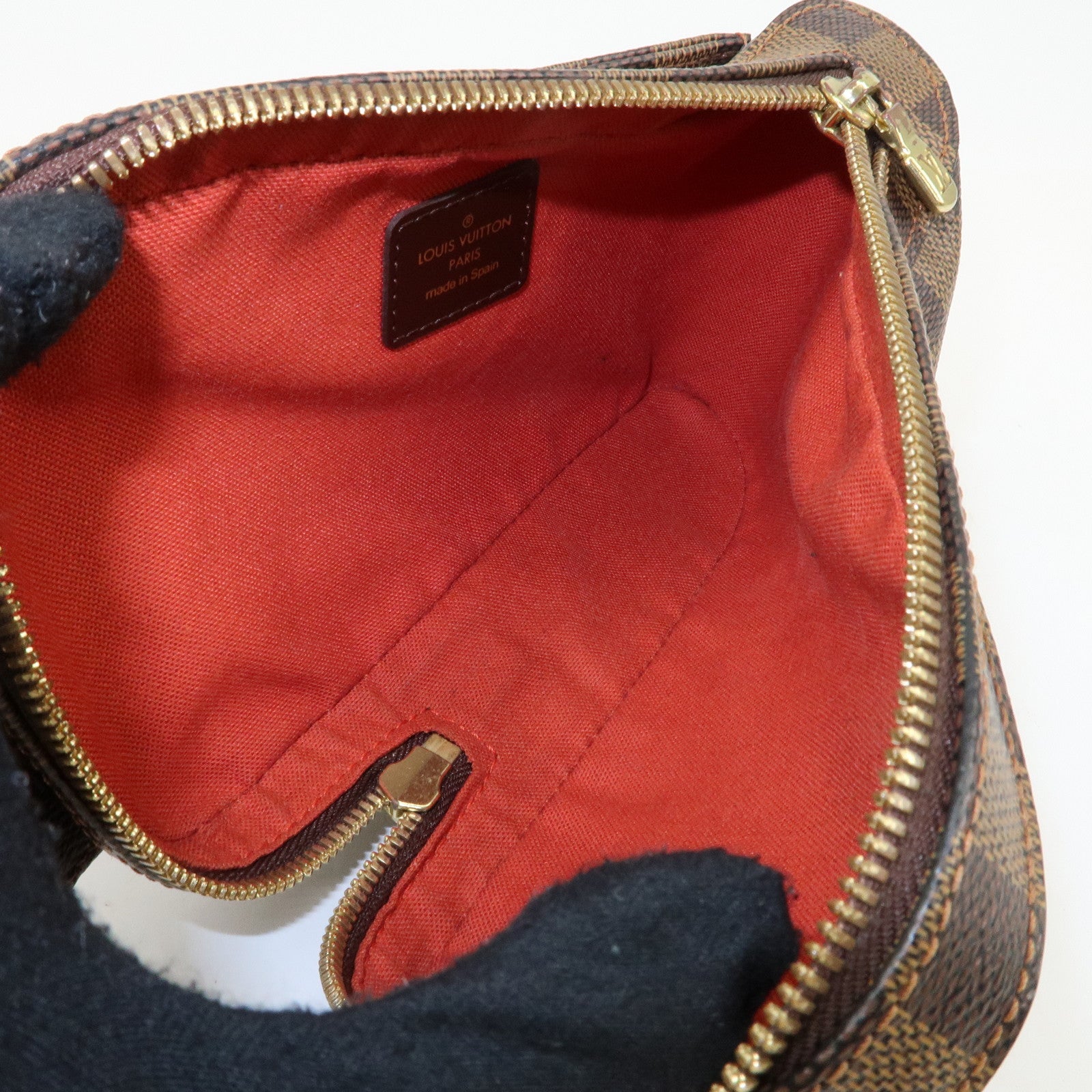 Louis Vuitton Damier Ebene Geronimos Body Waist Bag Brown N51994 Used