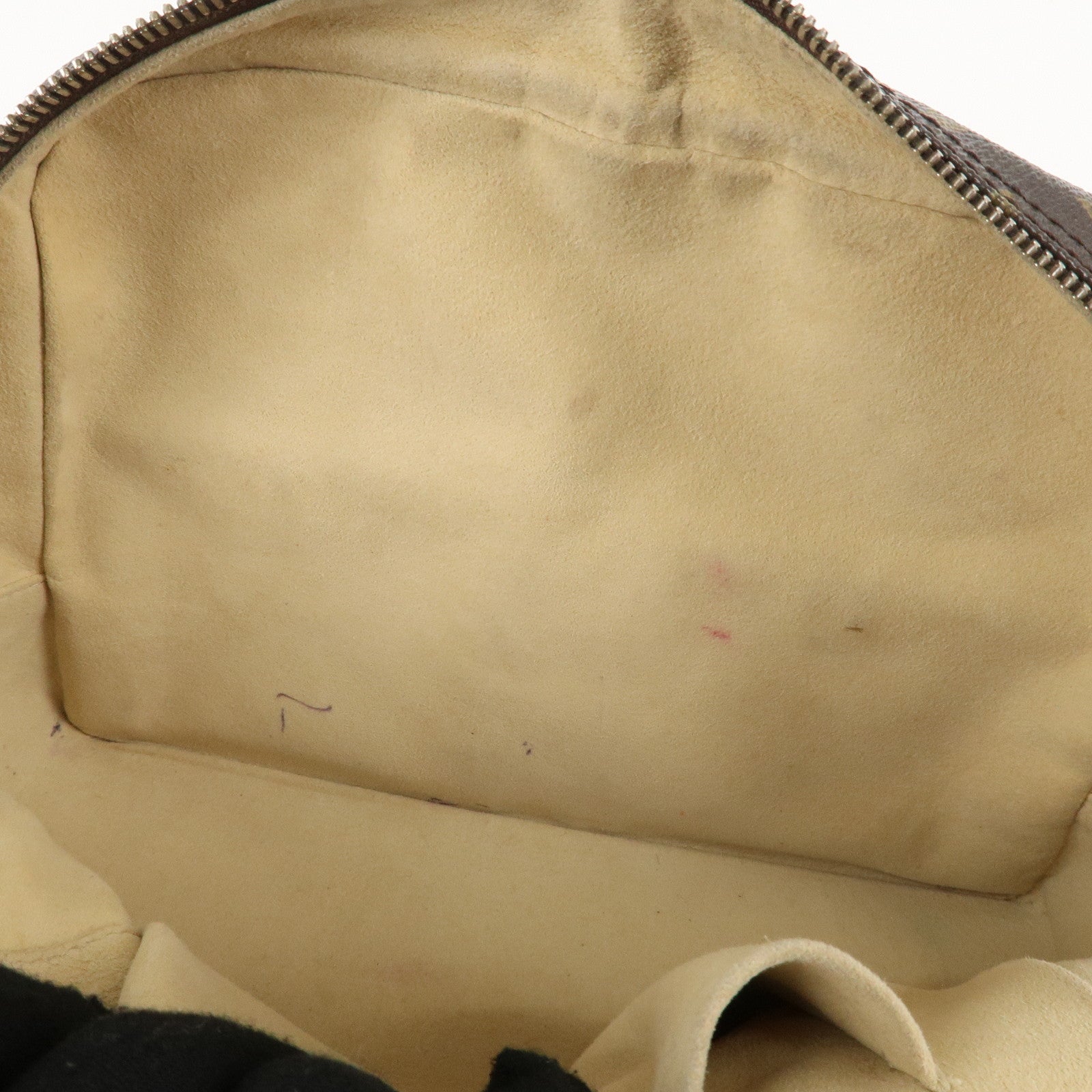 Louis Vuitton Monogram Manhattan PM Hand Bag Brown M40026 Used