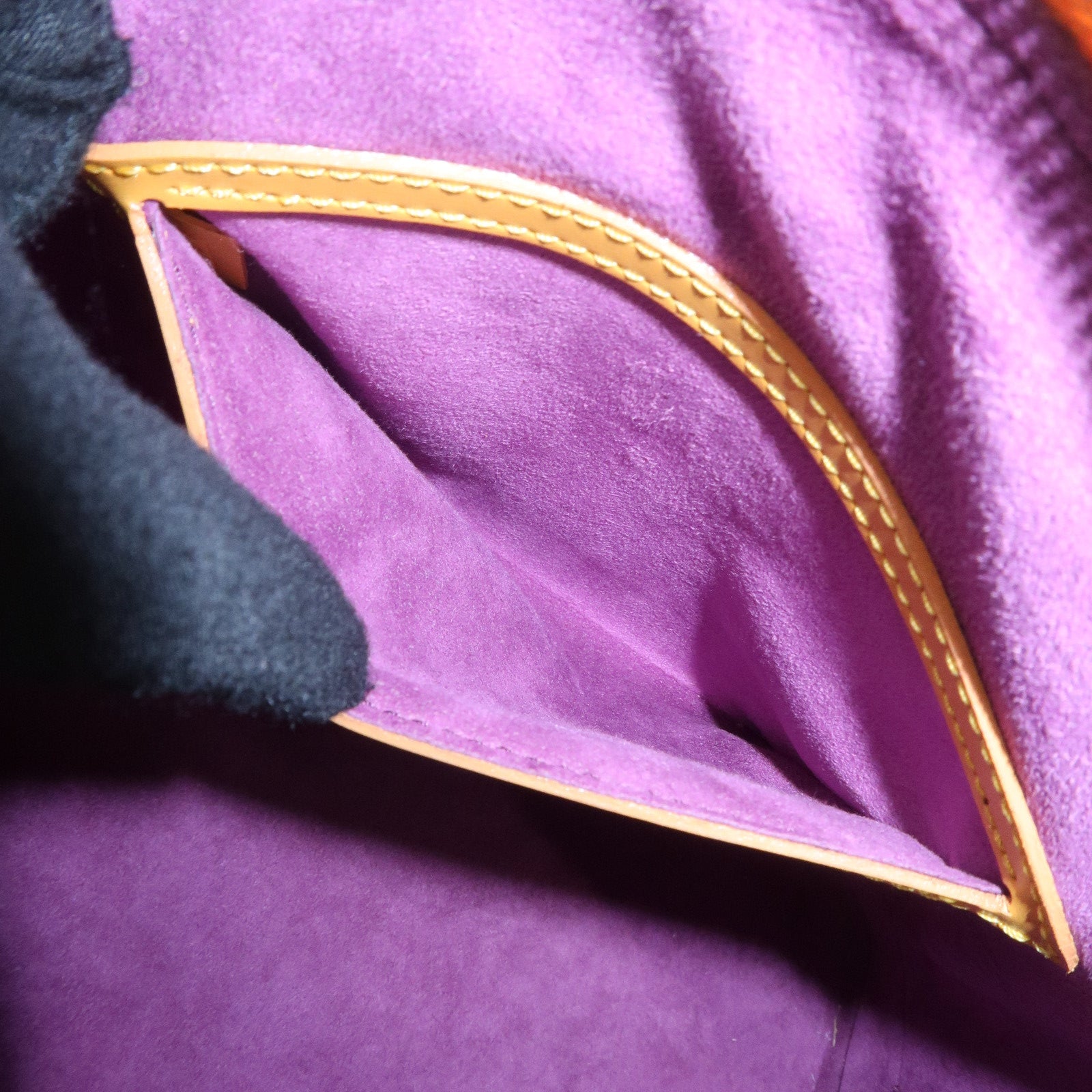 Louis Vuitton Epi Alma PM Hand Bag Tassili Yellow M52149 Used