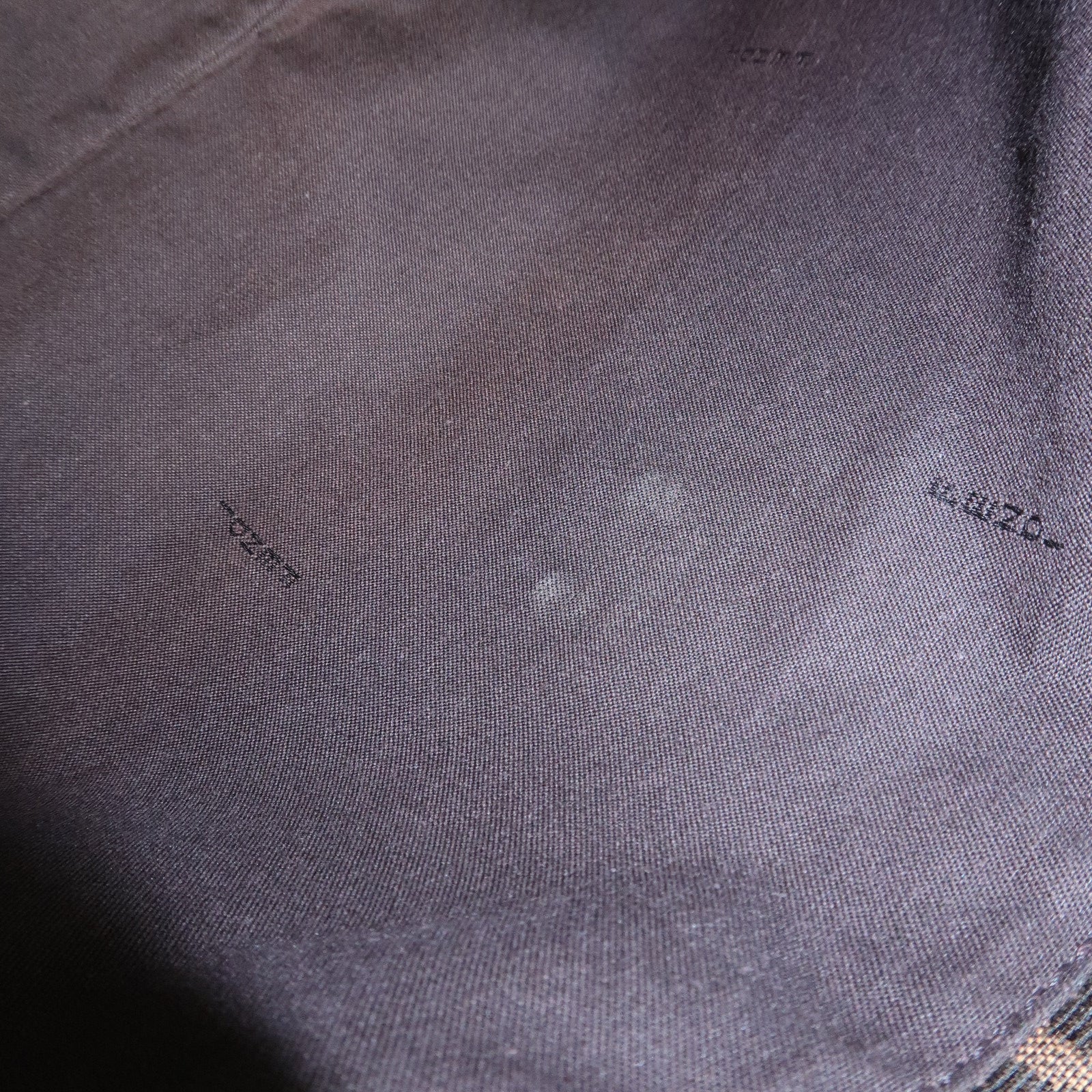 FENDI Zucca Canvas Patent Shoulder Bag Brown Black 8BT163 Used