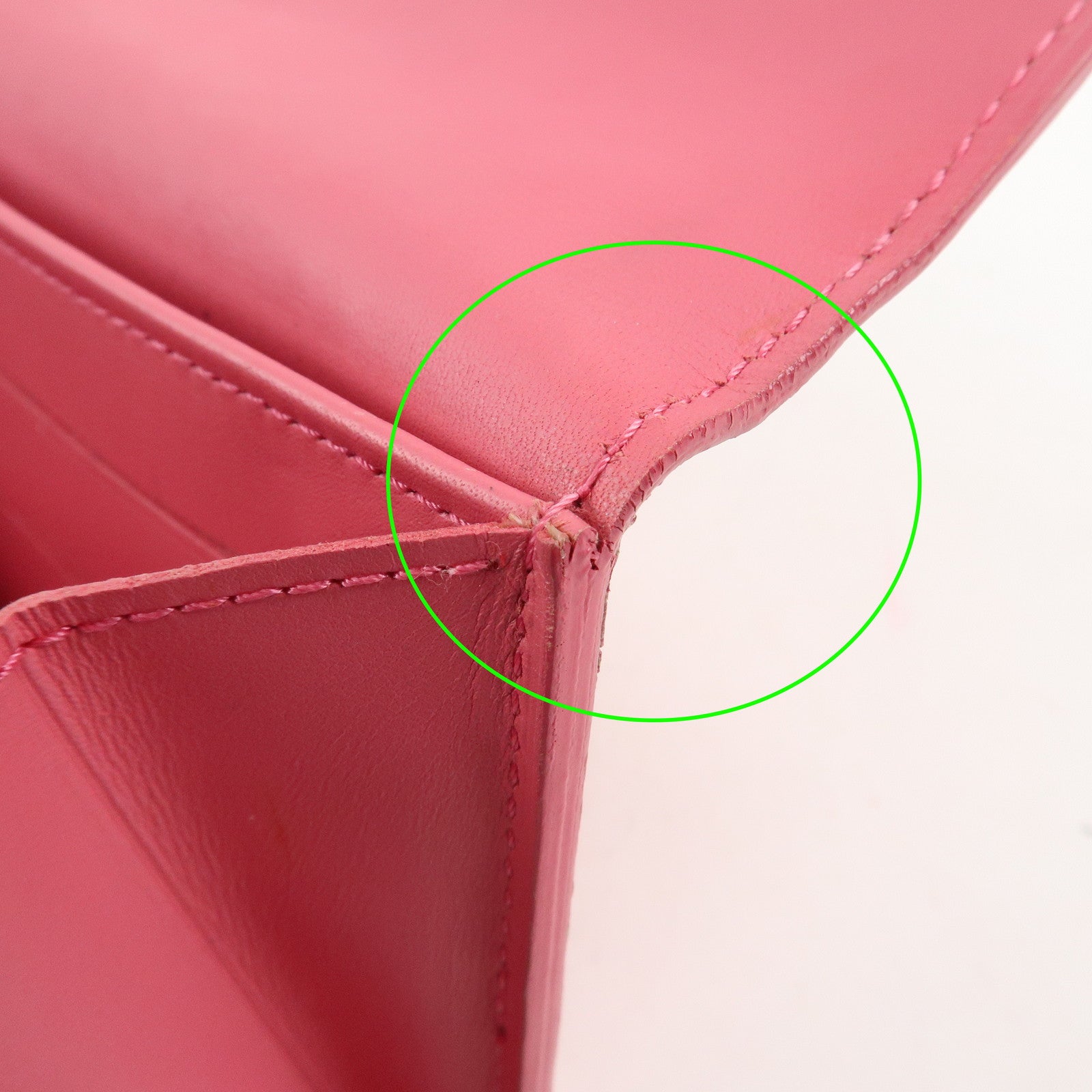 Louis Vuitton Monogram Vernis Portefeuille Sarah Framboise M9140F Used