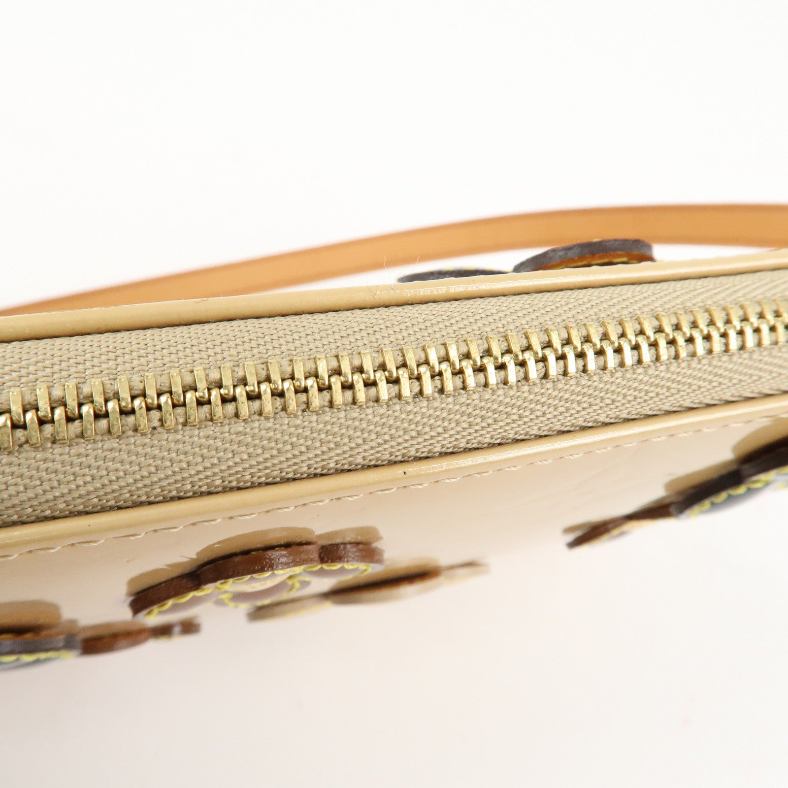 Louis Vuitton Monogram Vernis Flower Lexington Hand Bag M92246 Used