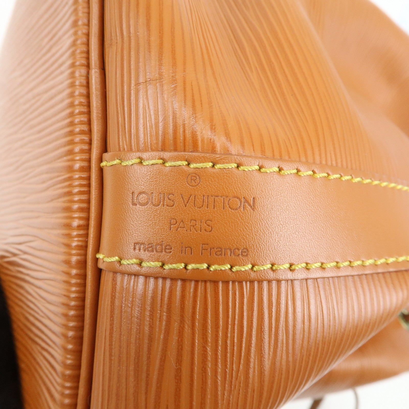 Louis Vuitton Epi Petit Noe Shoulder Bag Zipang Gold M44108 Used