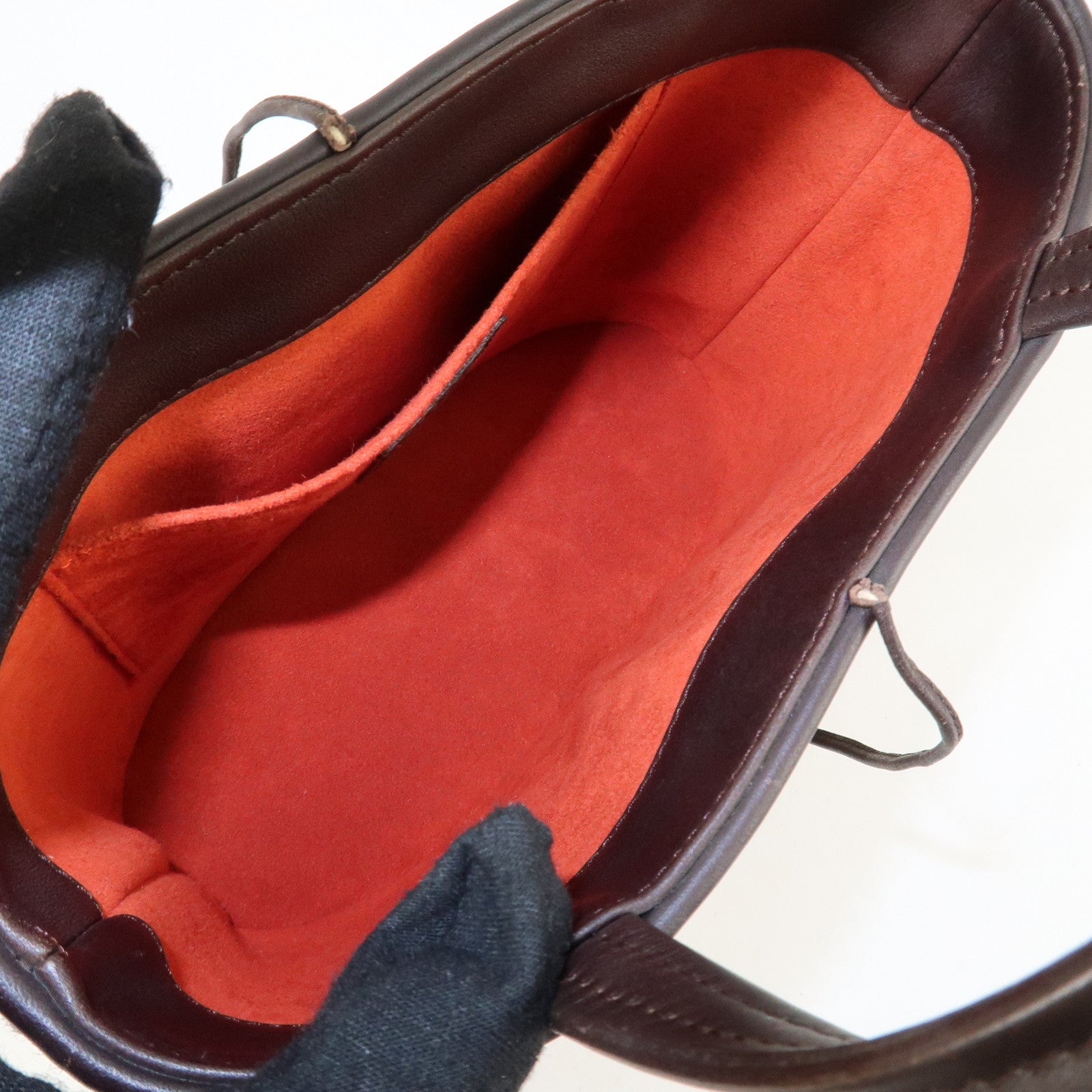 Louis Vuitton Damier Sauvage Impala Hand Bag Beige Brown M92133 Used