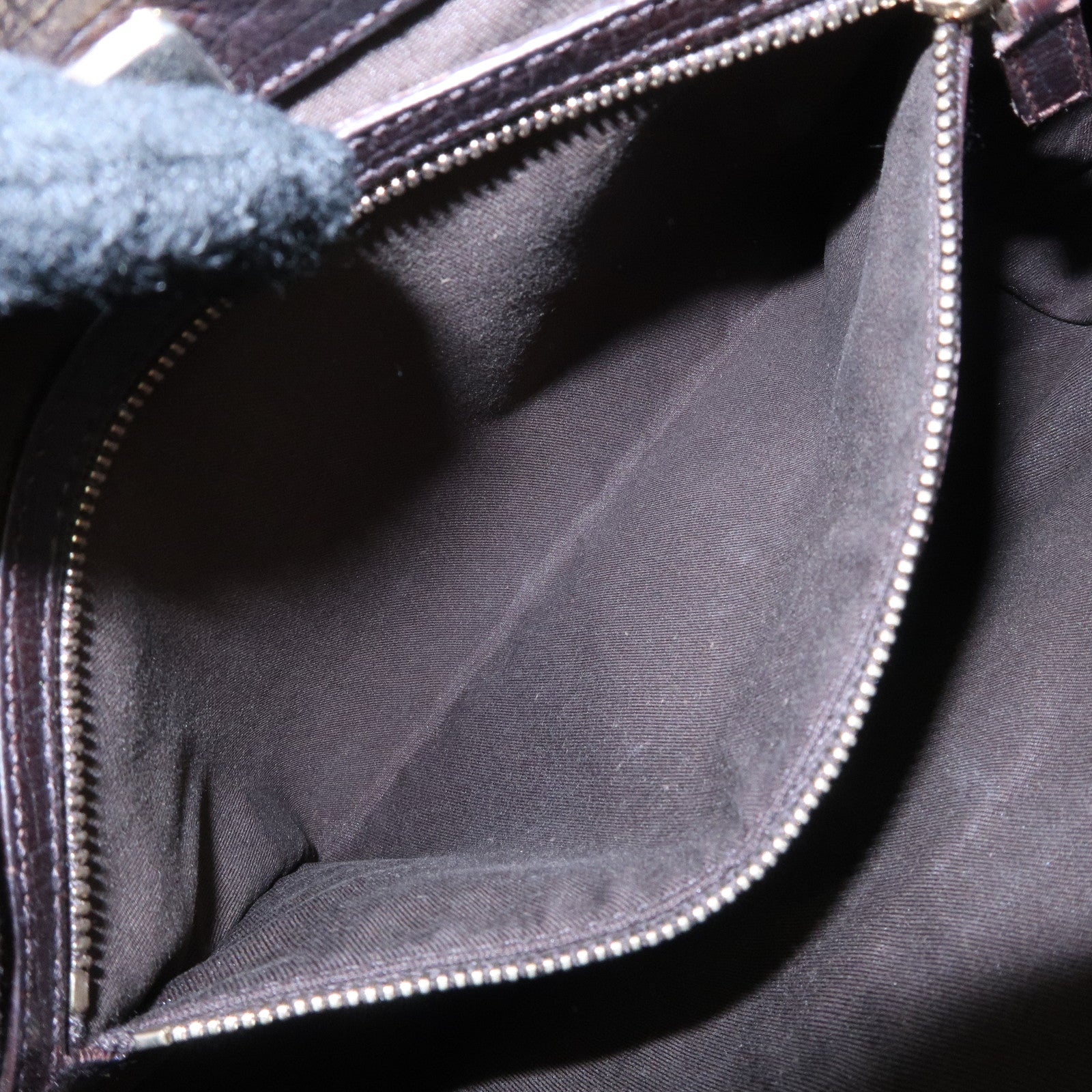 GUCCI Horsebit Sherry GG Canvas Leather Shoulder Bag Beige 137288 Used