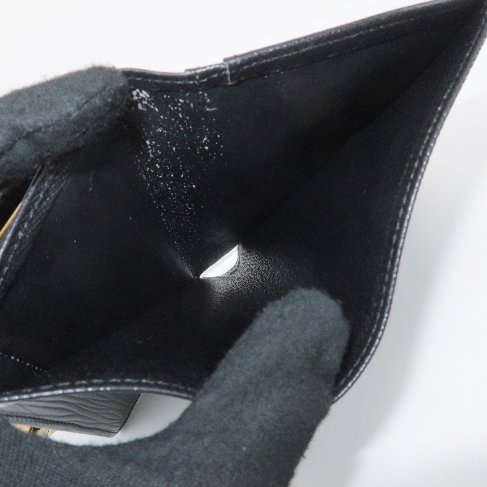 Louis Vuitton Set of 2 Epi Wallet Noir Kenya Brown M63642 M63483 Used