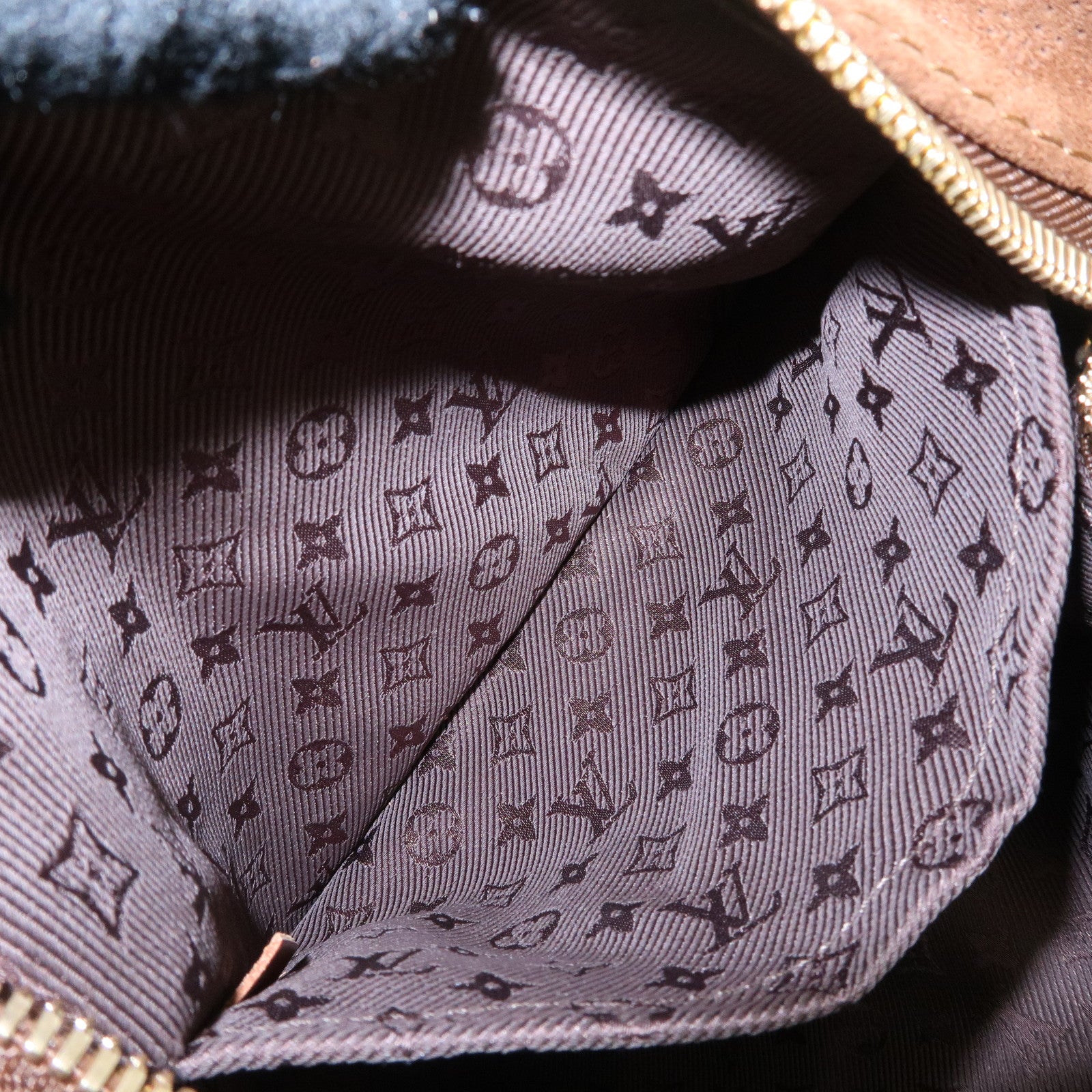 Louis Vuitton Monogram Suede Onata GM Shoulder Bag M95120 Used