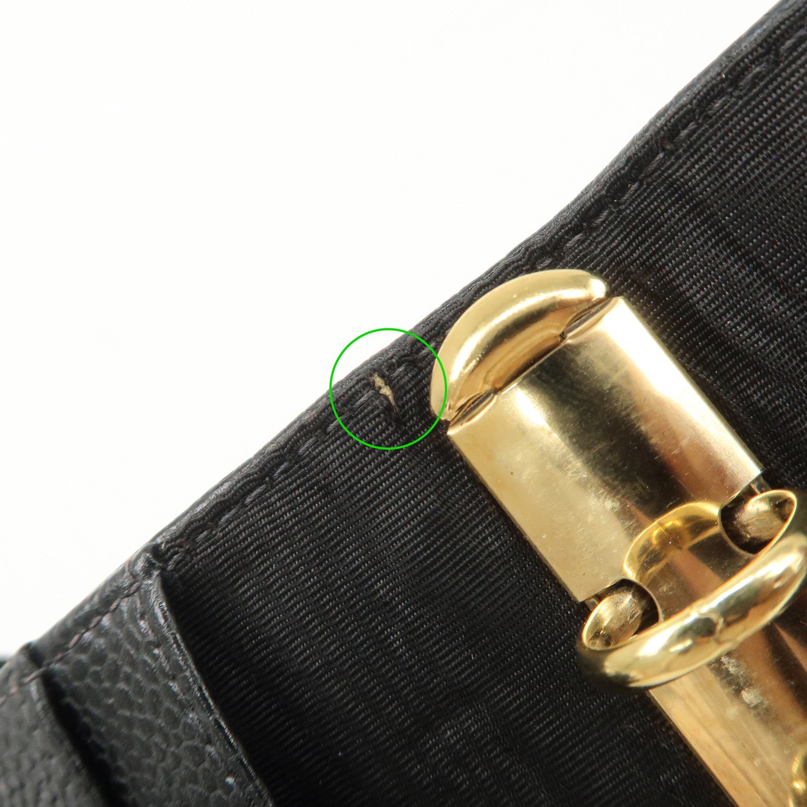 CHANEL Caviar Skin COCO Mark Planner Cover Black Used